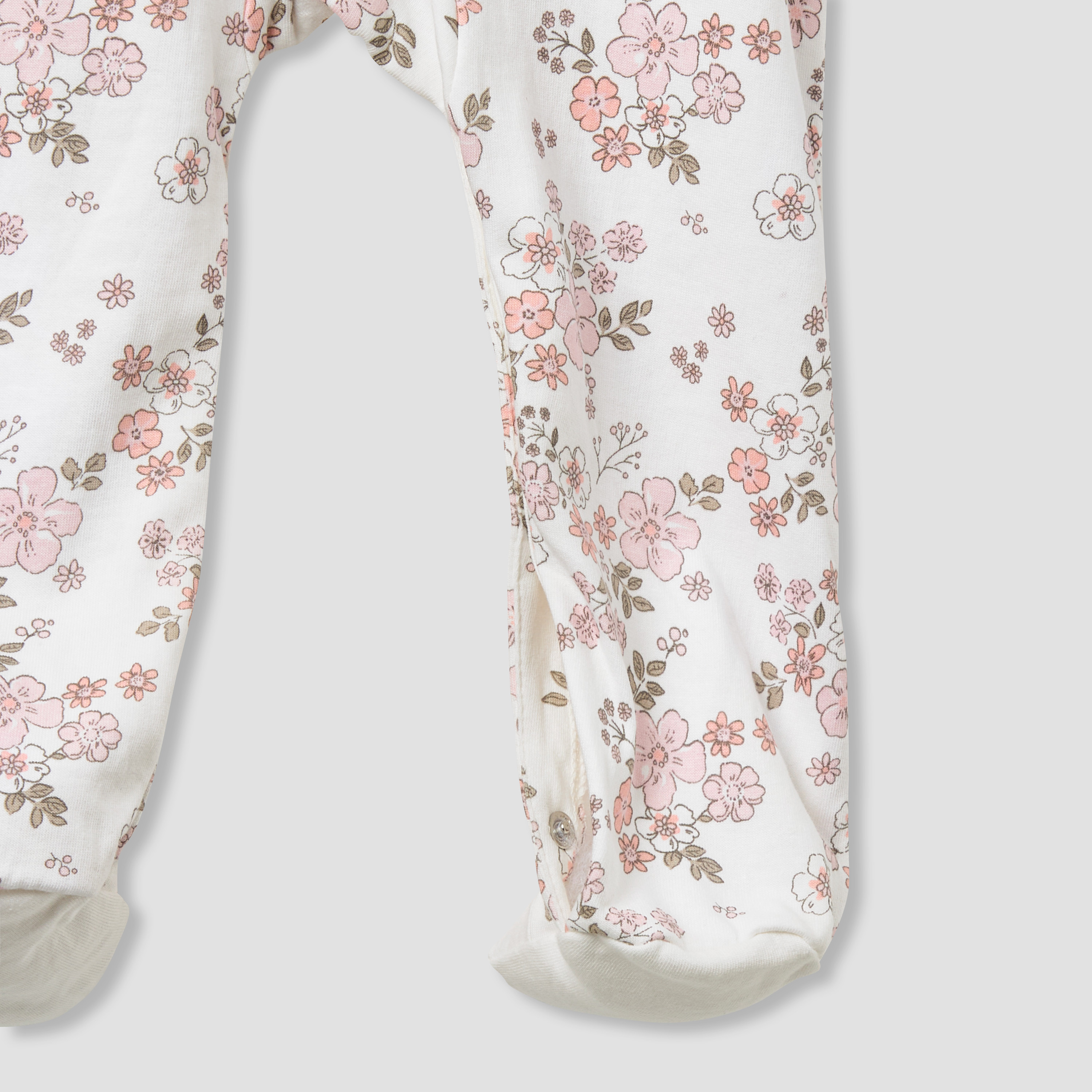 Juniors Cotton Round Neck Long Sleeve Sleepsuit with Floral Print-baby-girls-clothing-nightwear-sleepsuits-image-5