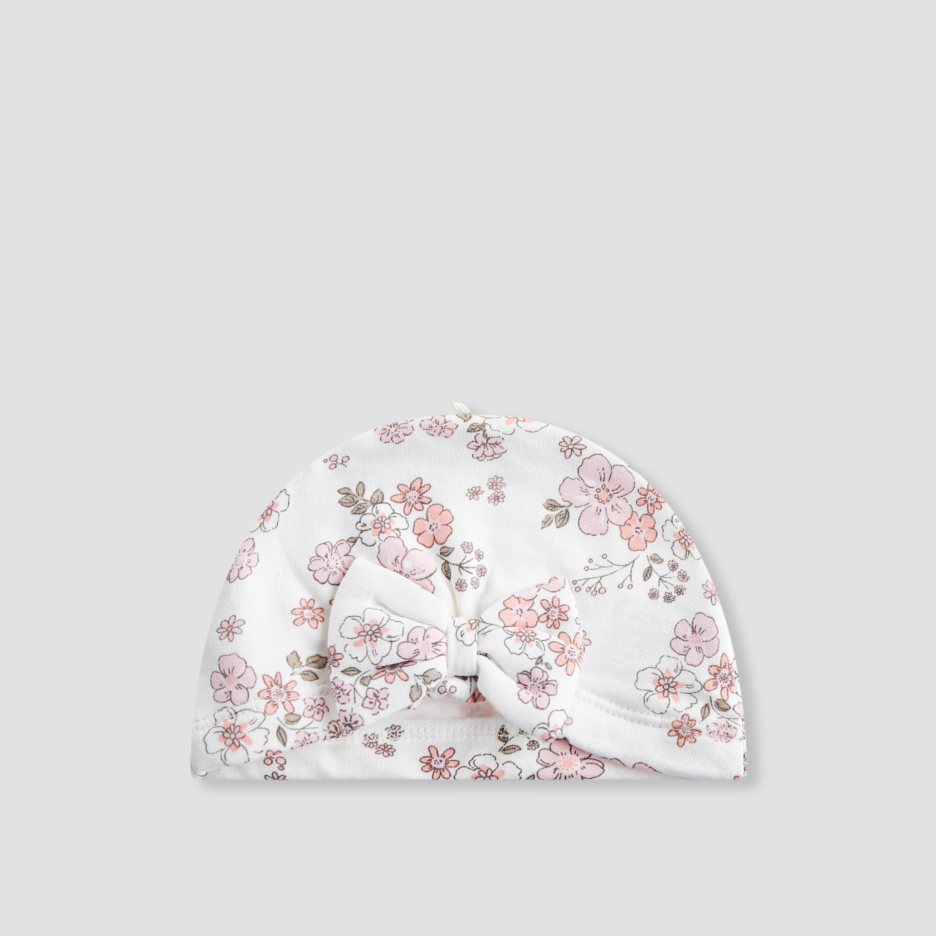 طقم من 2 كاب بتفاصيل فيونكة من جونيورز-baby-girls-accessories-caps-image-2