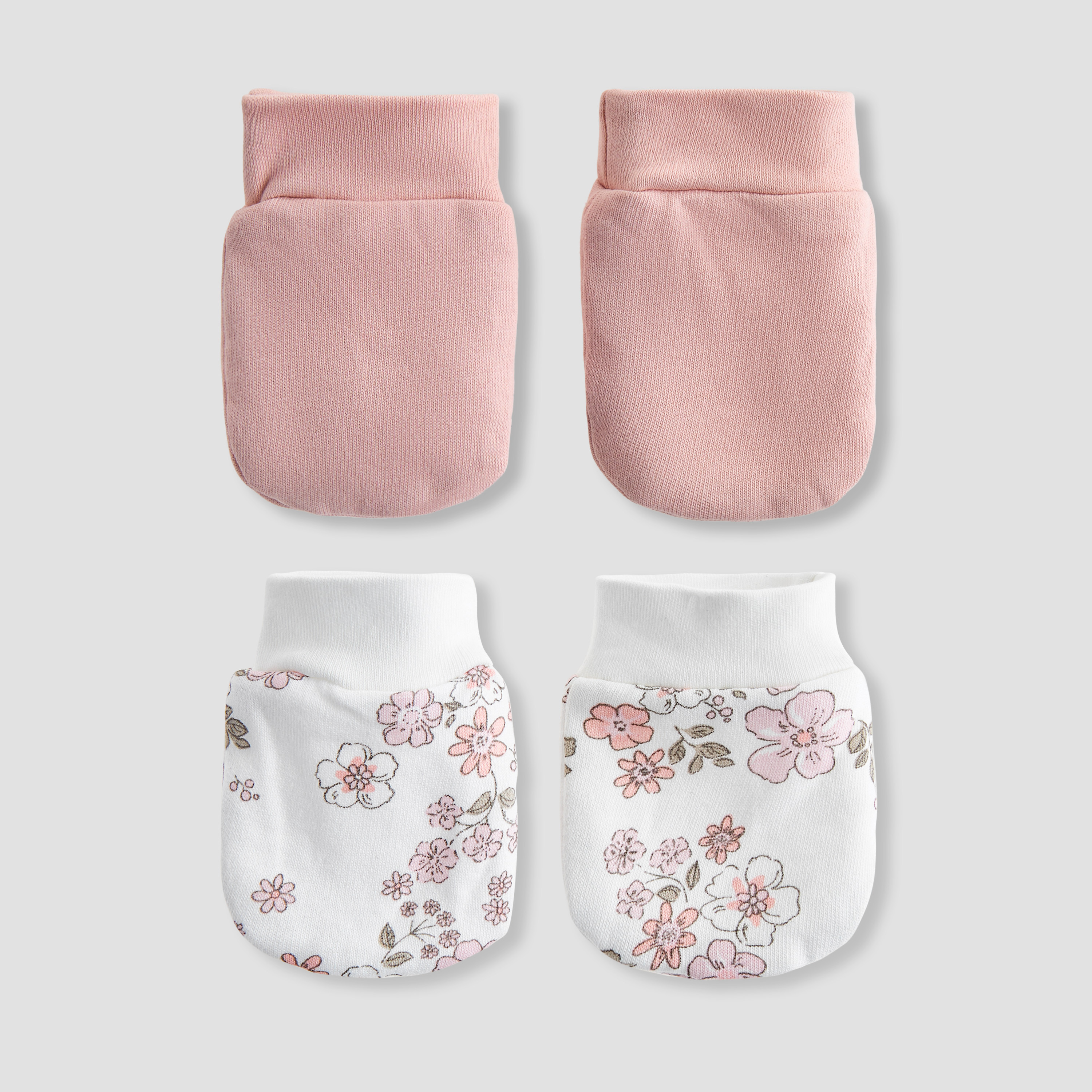 Pack of 2 Juniors Mittens with Assorted Print, 0-36 months-baby-girls-accessories-mittens-image-1