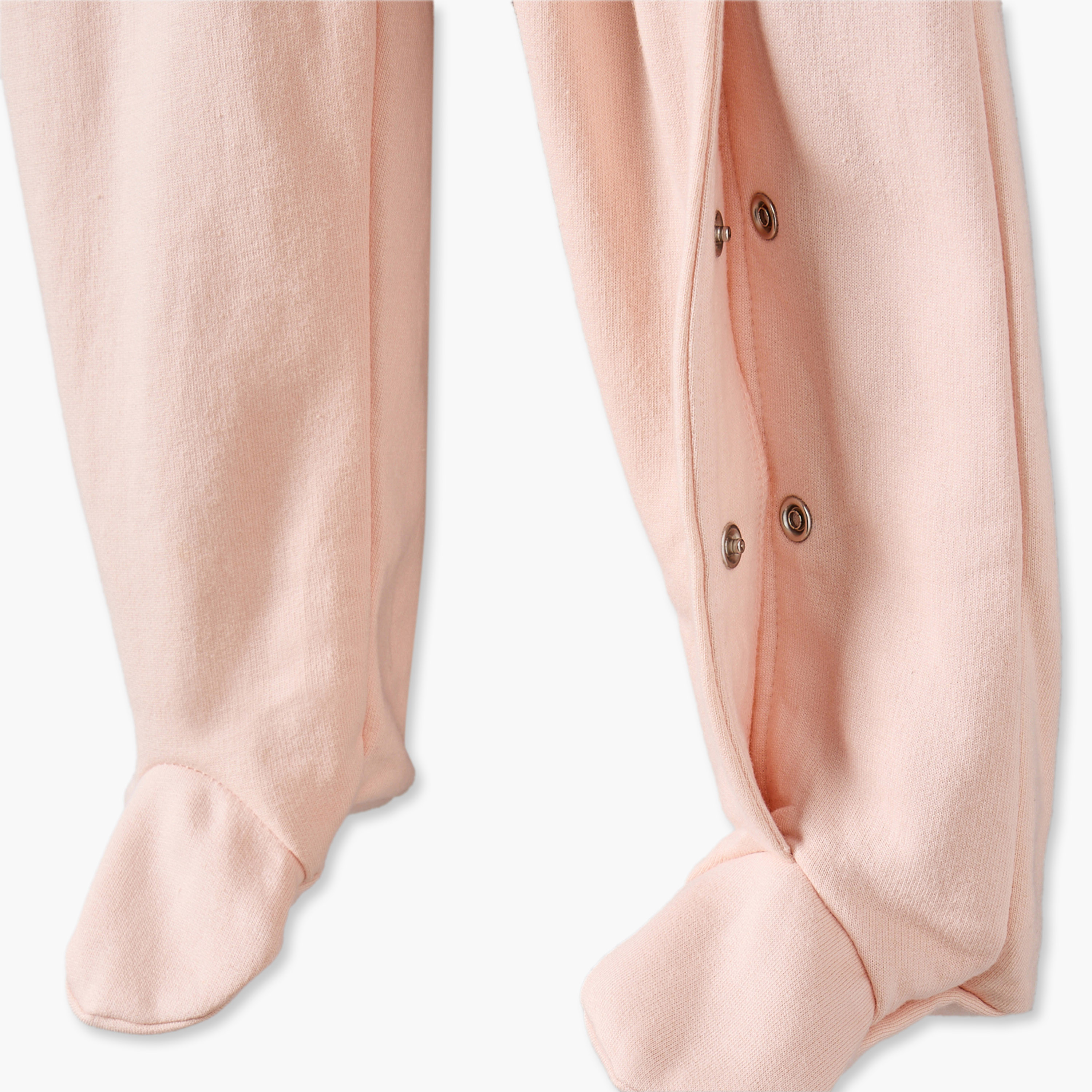 Juniors Cotton Crew Neck Long Sleeves Sleepsuit with Snap Button Closure-baby-girls-clothing-nightwear-sleepsuits-image-5
