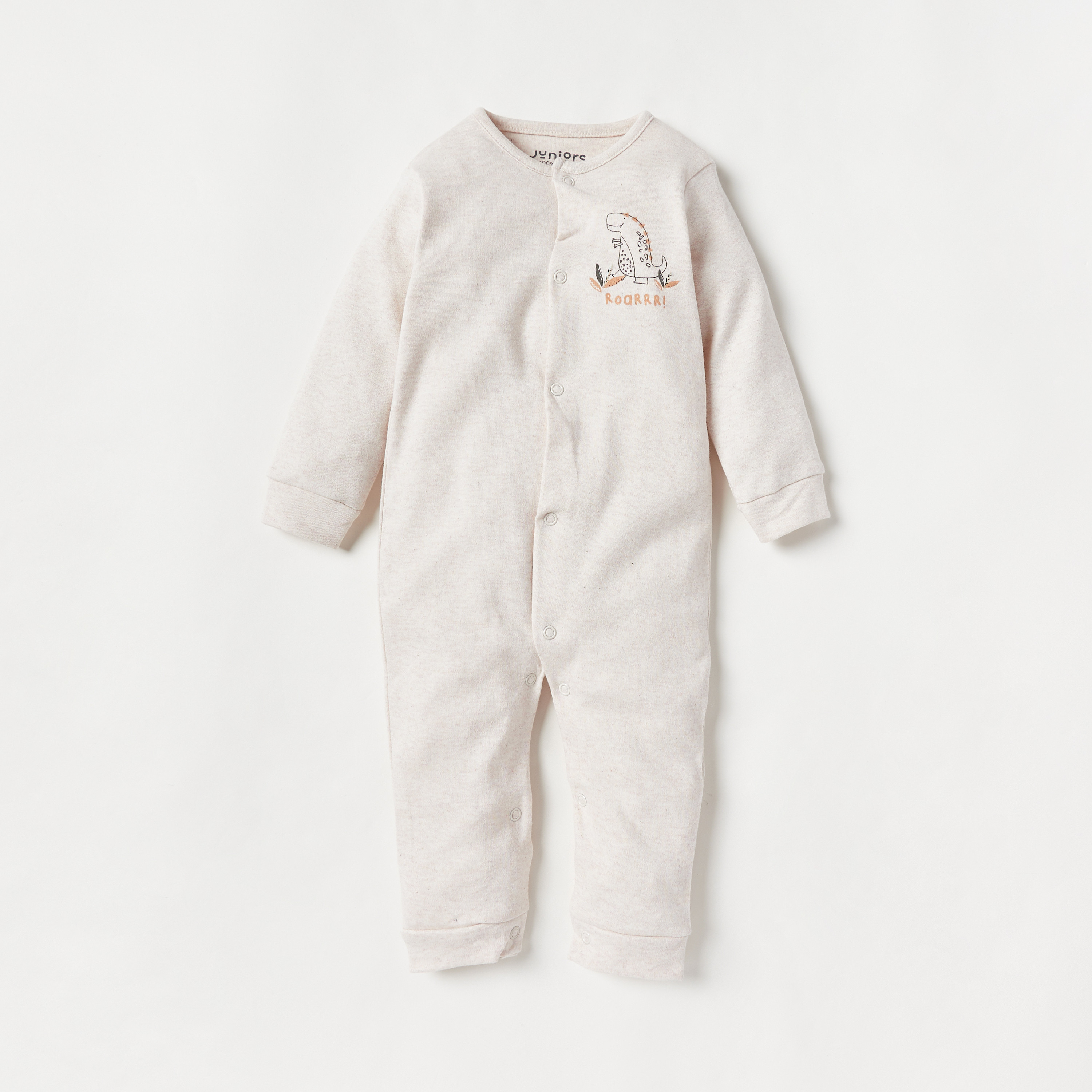 طقم بدلة نوم ورومبير بطبعة ديناصور من جونيورز-baby-boys-clothing-nightwear-sleepsuits-image-5
