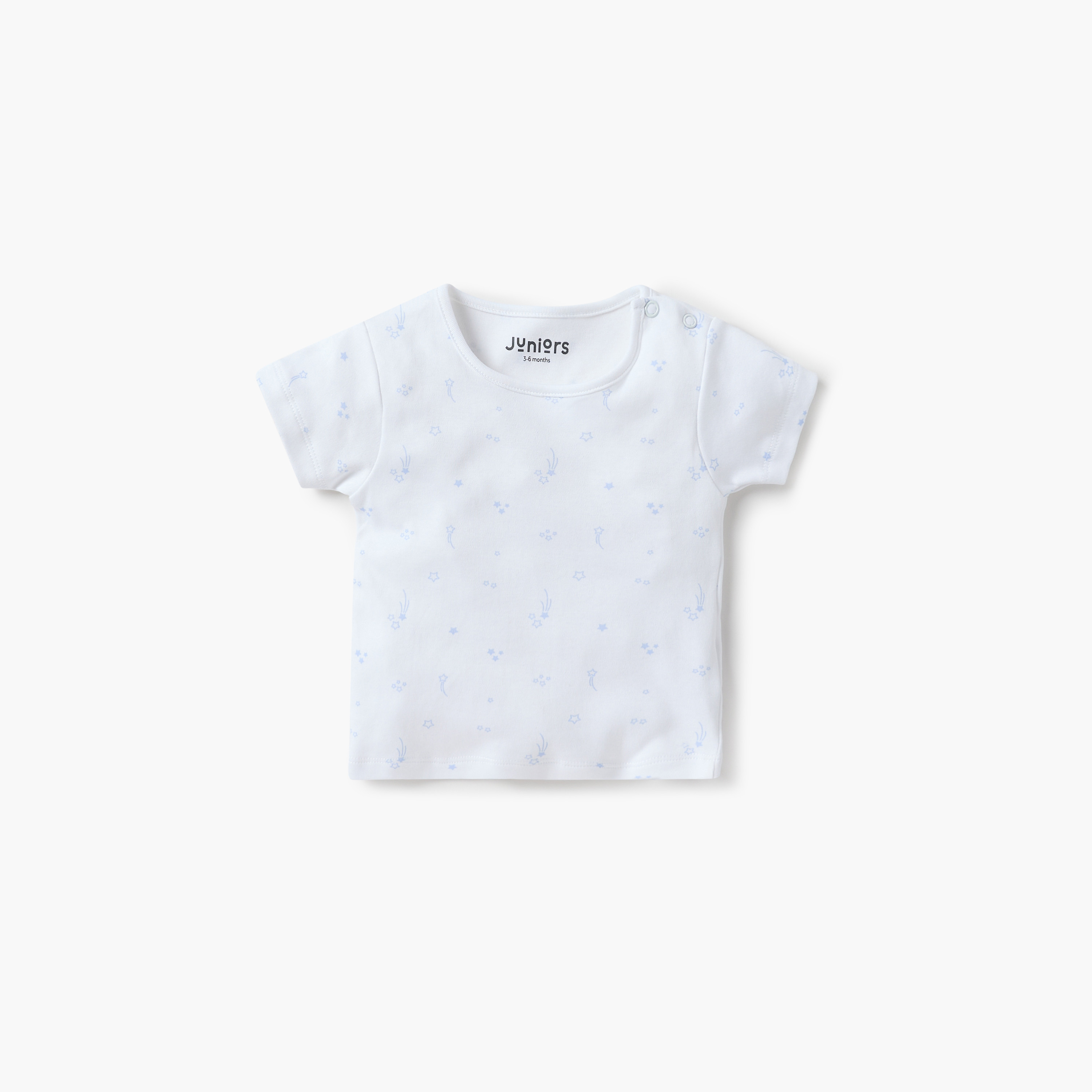 Juniors Printed T-shirt and Dungaree Set-baby-boys-clothing-setsandcoords-image-3