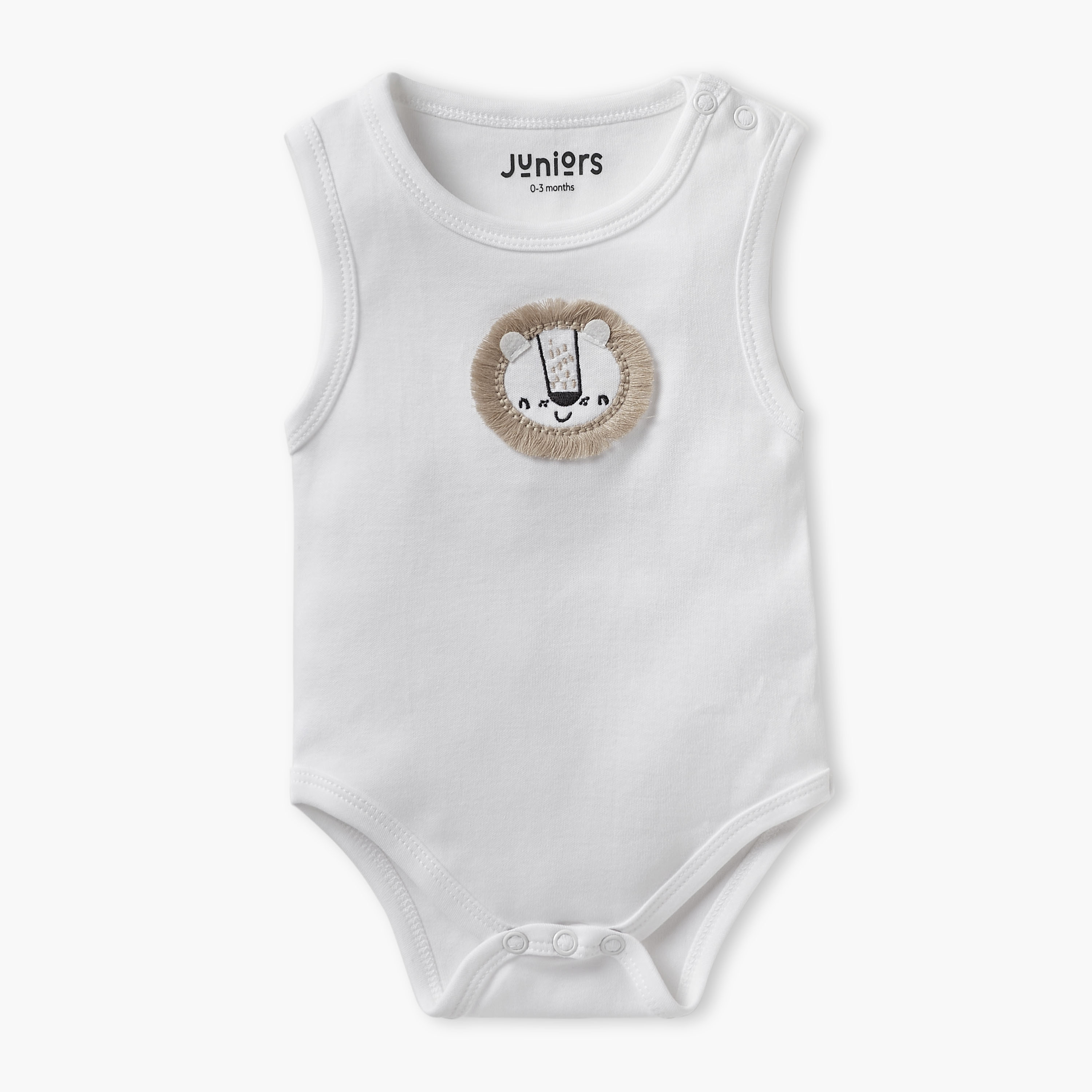Juniors Assorted Sleeveless Bodysuit with Button Closure - Set of 2-baby-boys-clothing-bodysuits-image-3