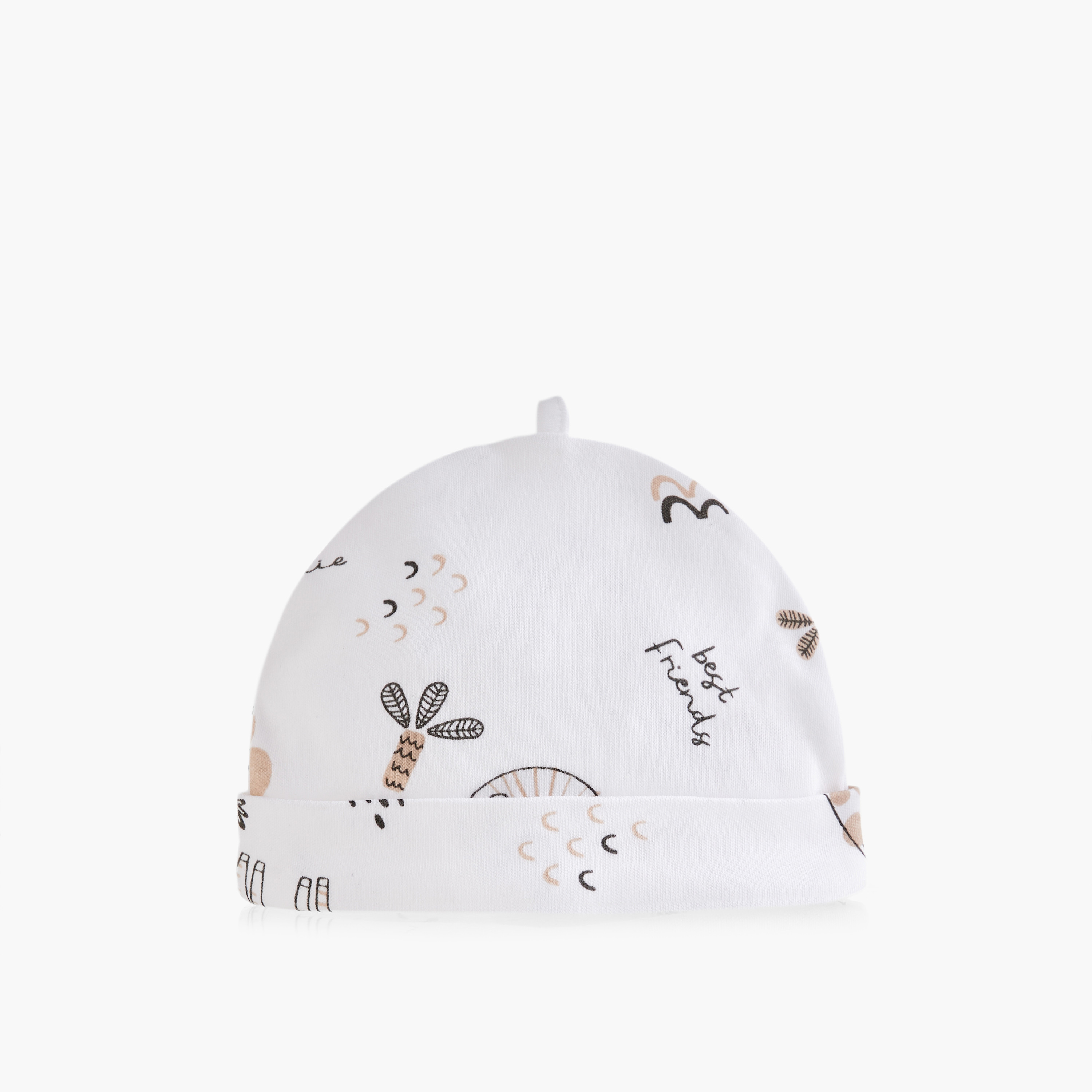 Juniors Printed Cap - Set of 2-baby-boys-accessories-caps-image-3