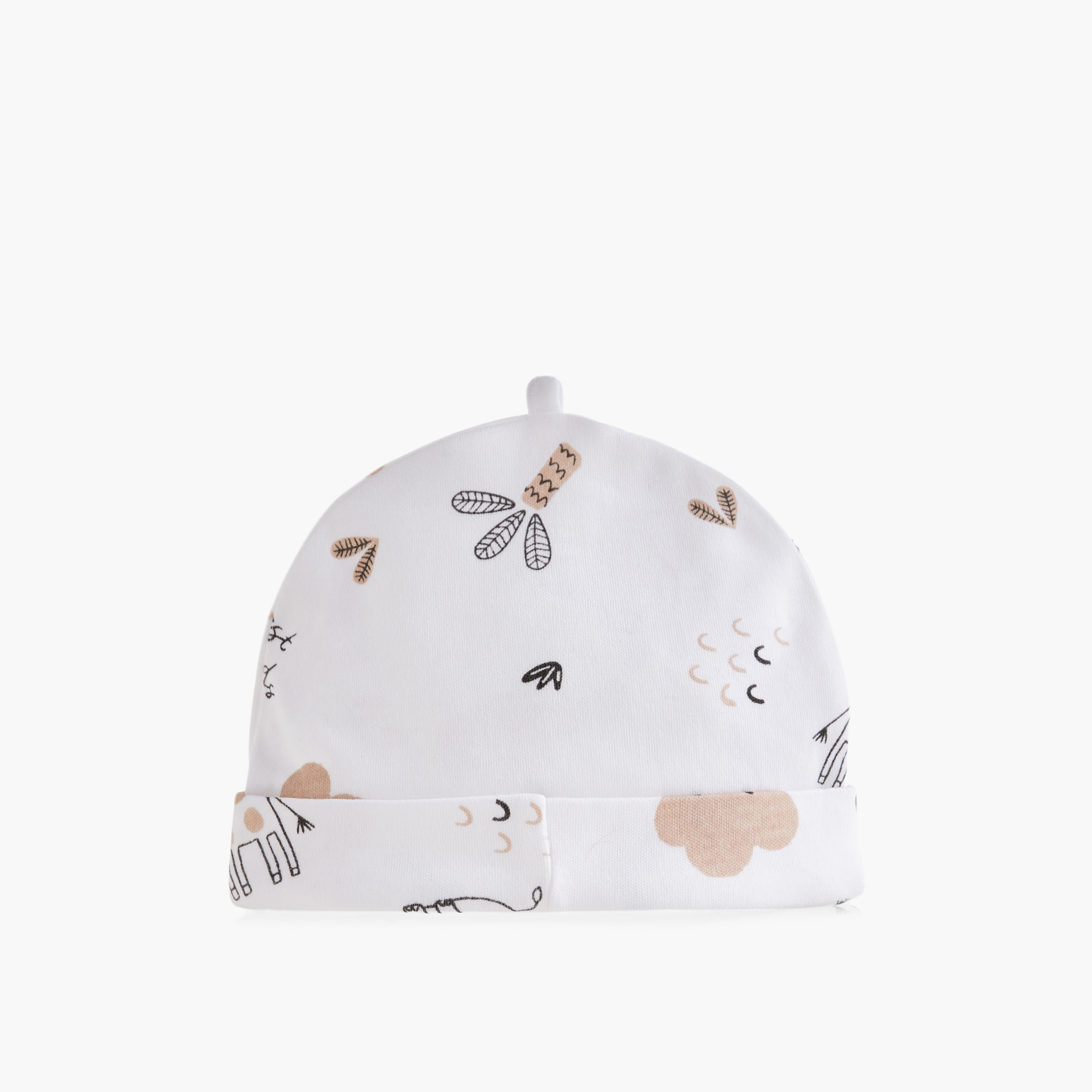 Juniors Printed Cap - Set of 2-baby-boys-accessories-caps-image-4