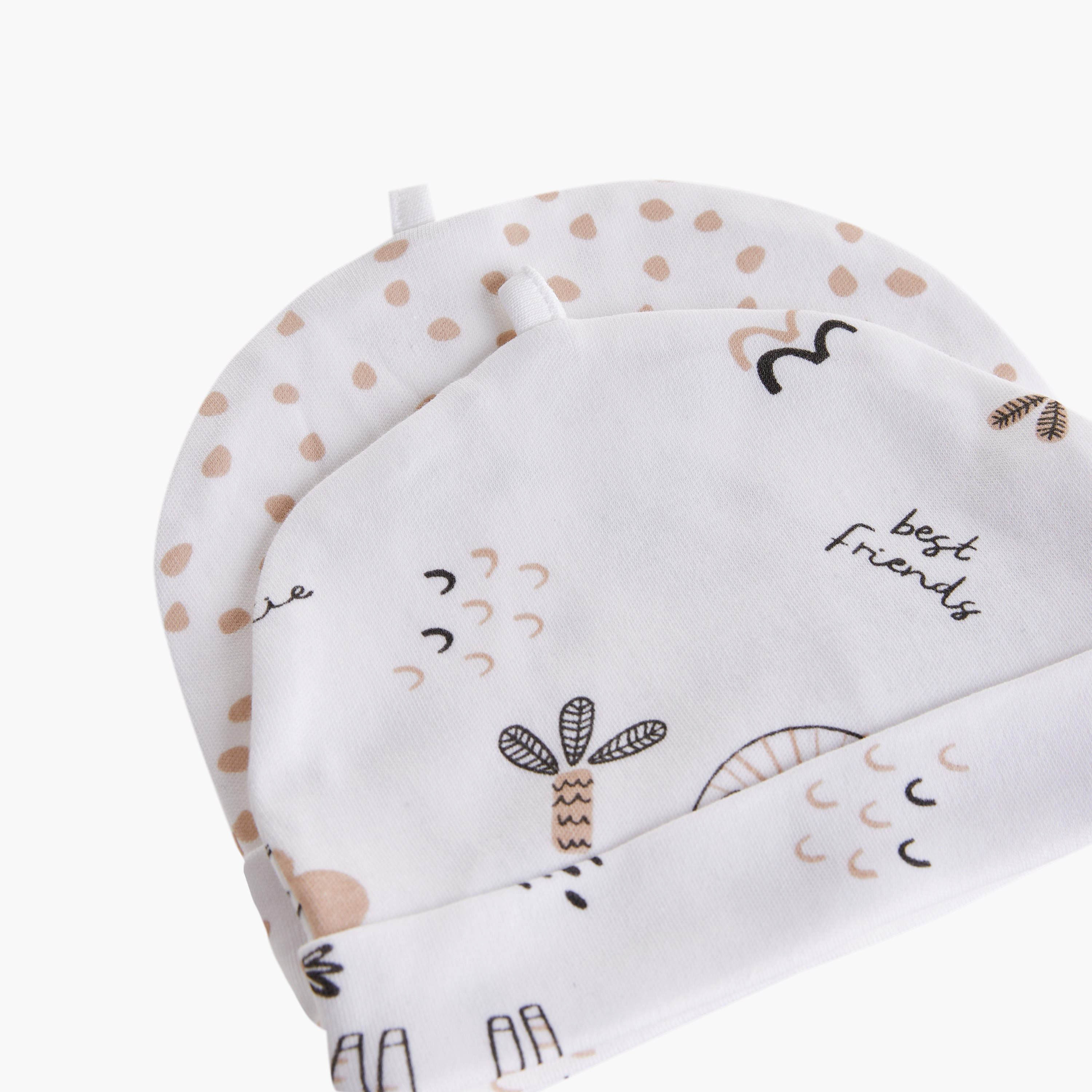 Juniors Printed Cap - Set of 2-baby-boys-accessories-caps-image-5