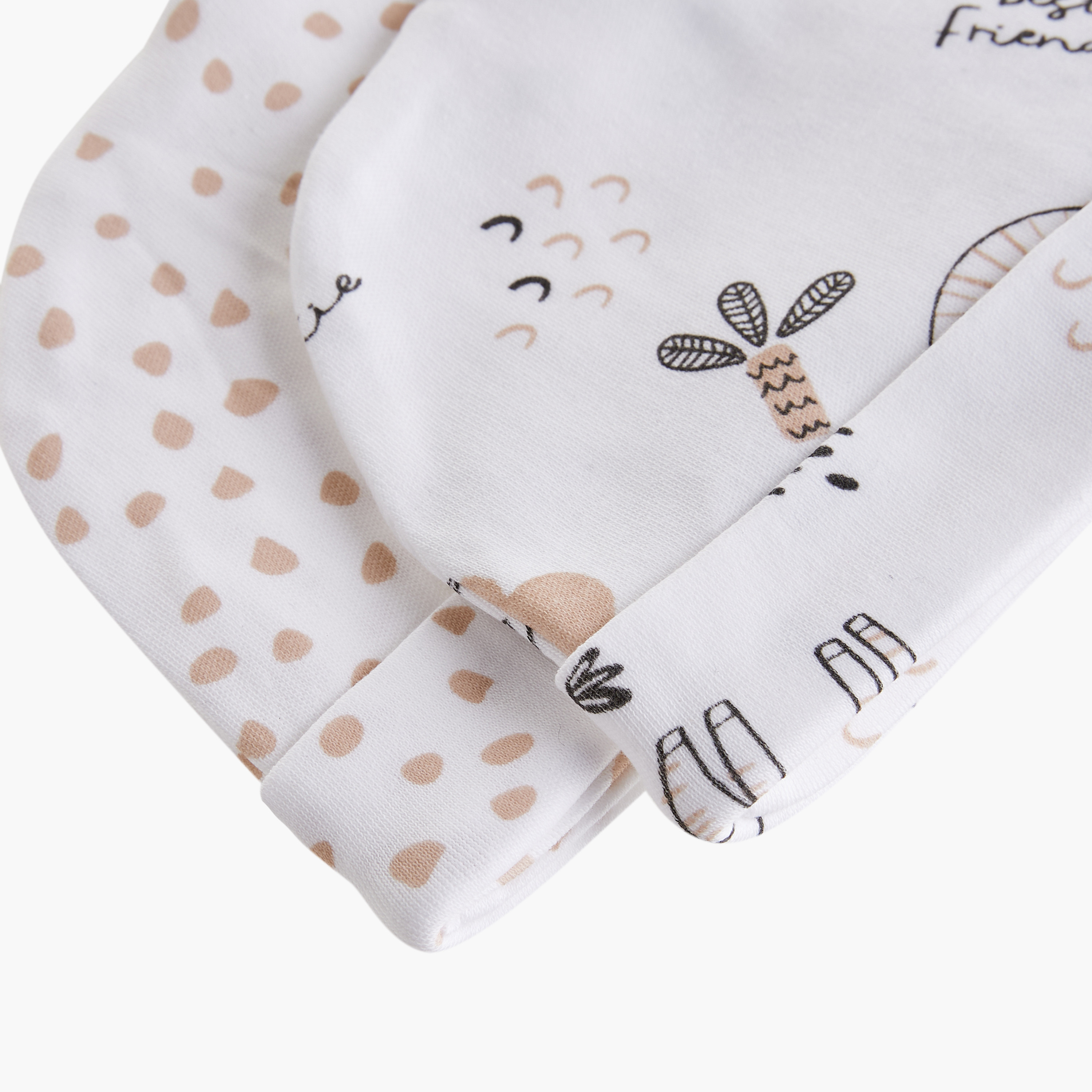 Juniors Printed Cap - Set of 2-baby-boys-accessories-caps-image-6