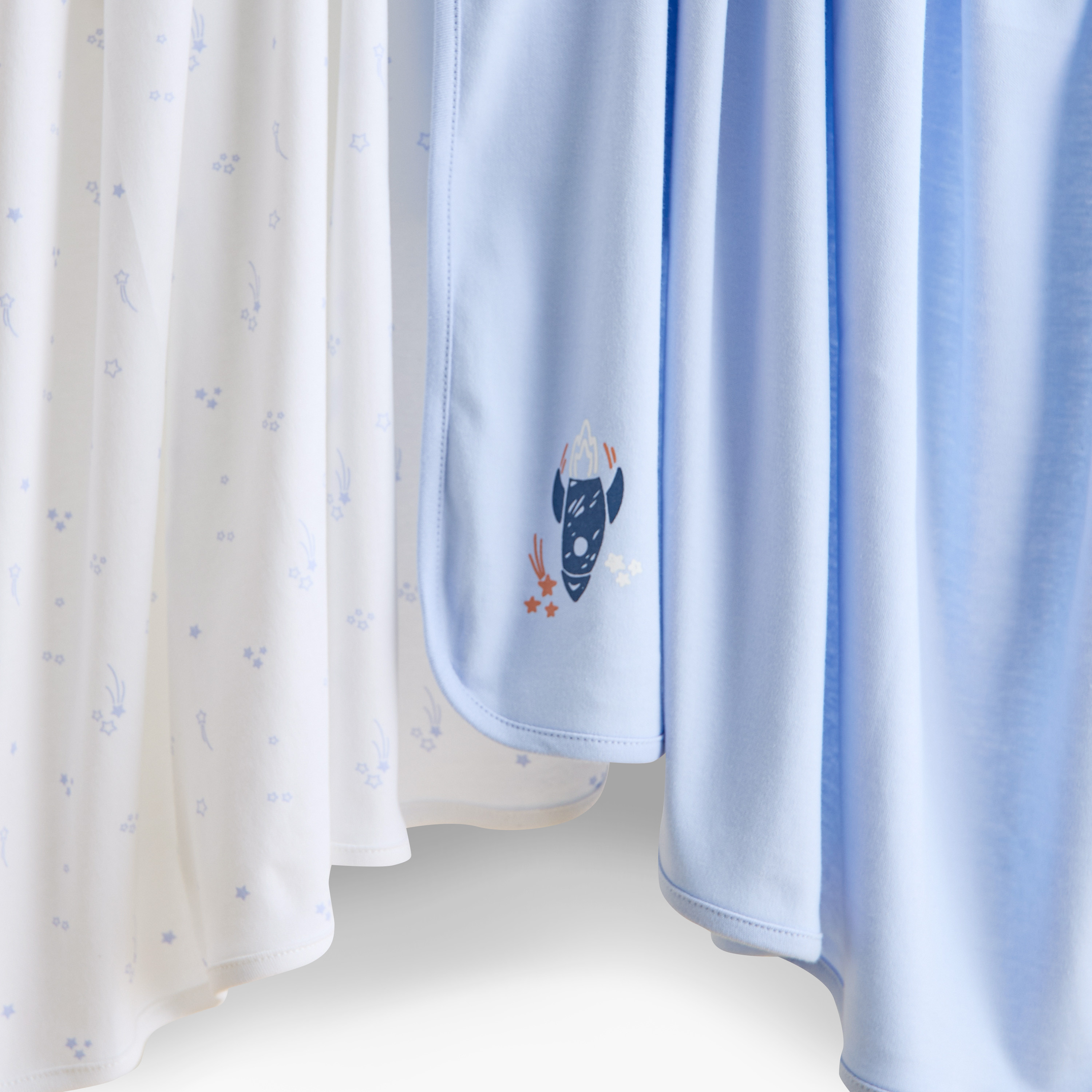 Juniors Printed Receiving Blanket - Set of 2-baby-nursery-blanketsandswaddles-receivingblankets-image-3