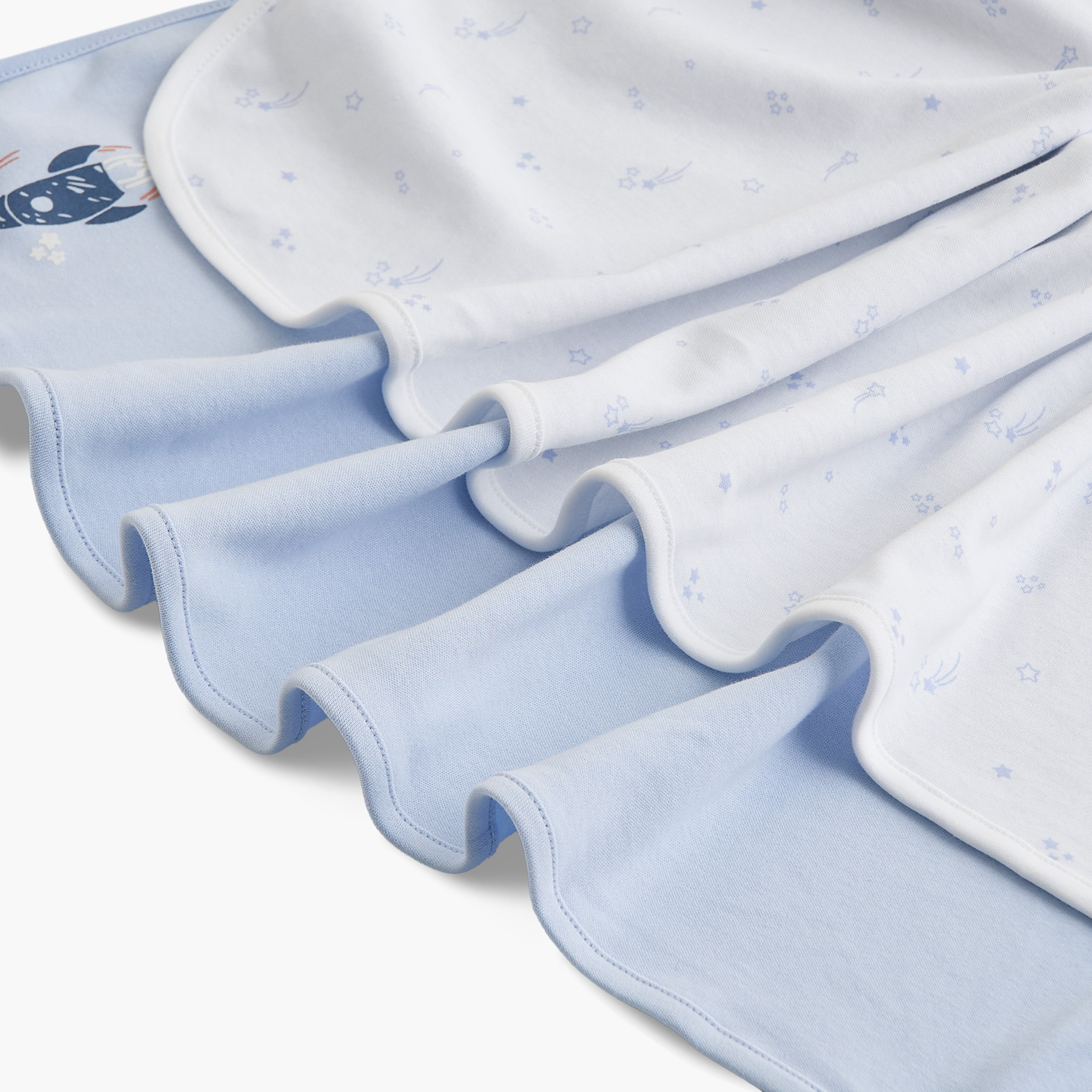 Juniors Printed Receiving Blanket - Set of 2-baby-nursery-blanketsandswaddles-receivingblankets-image-4