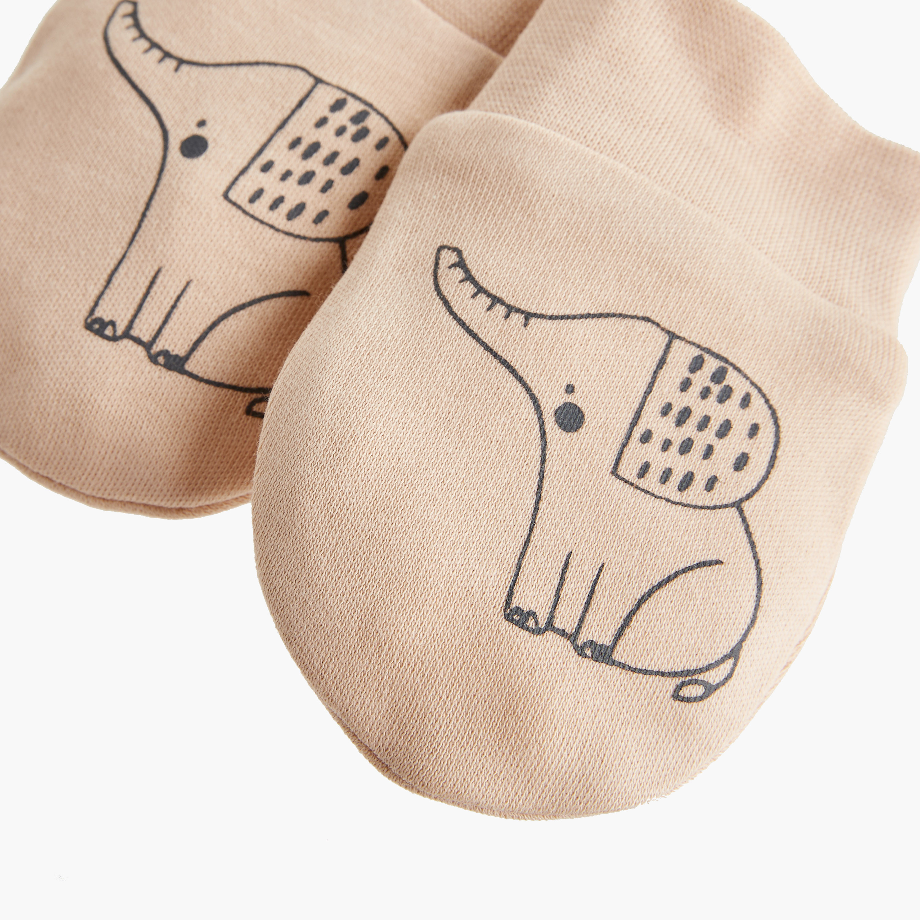 Juniors Elephant Print Mittens-baby-boys-accessories-mittens-image-3