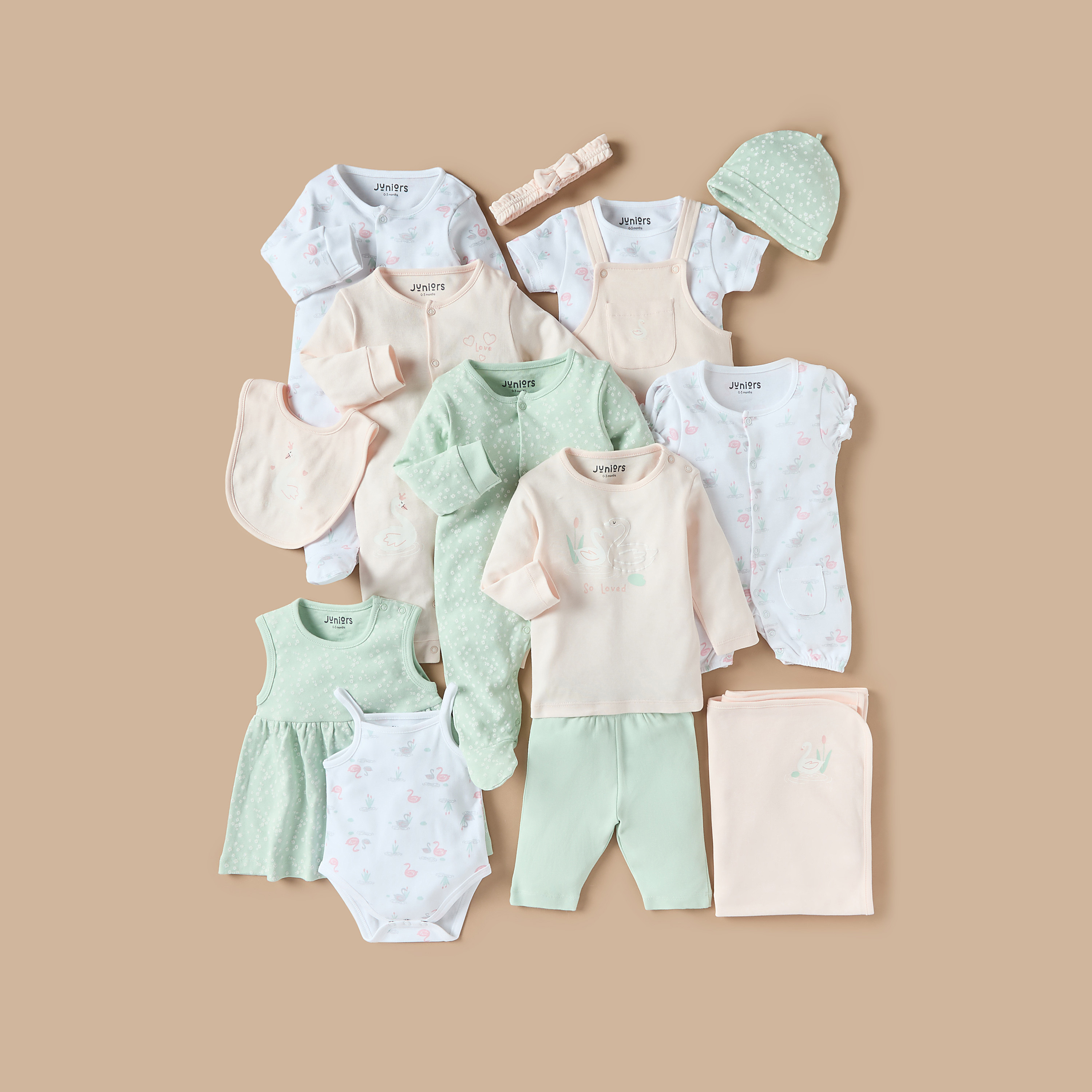 Juniors Printed A-line Dress with Round Neck - Set of 2-baby-girls-clothing-dressesandjumpsuits-image-6