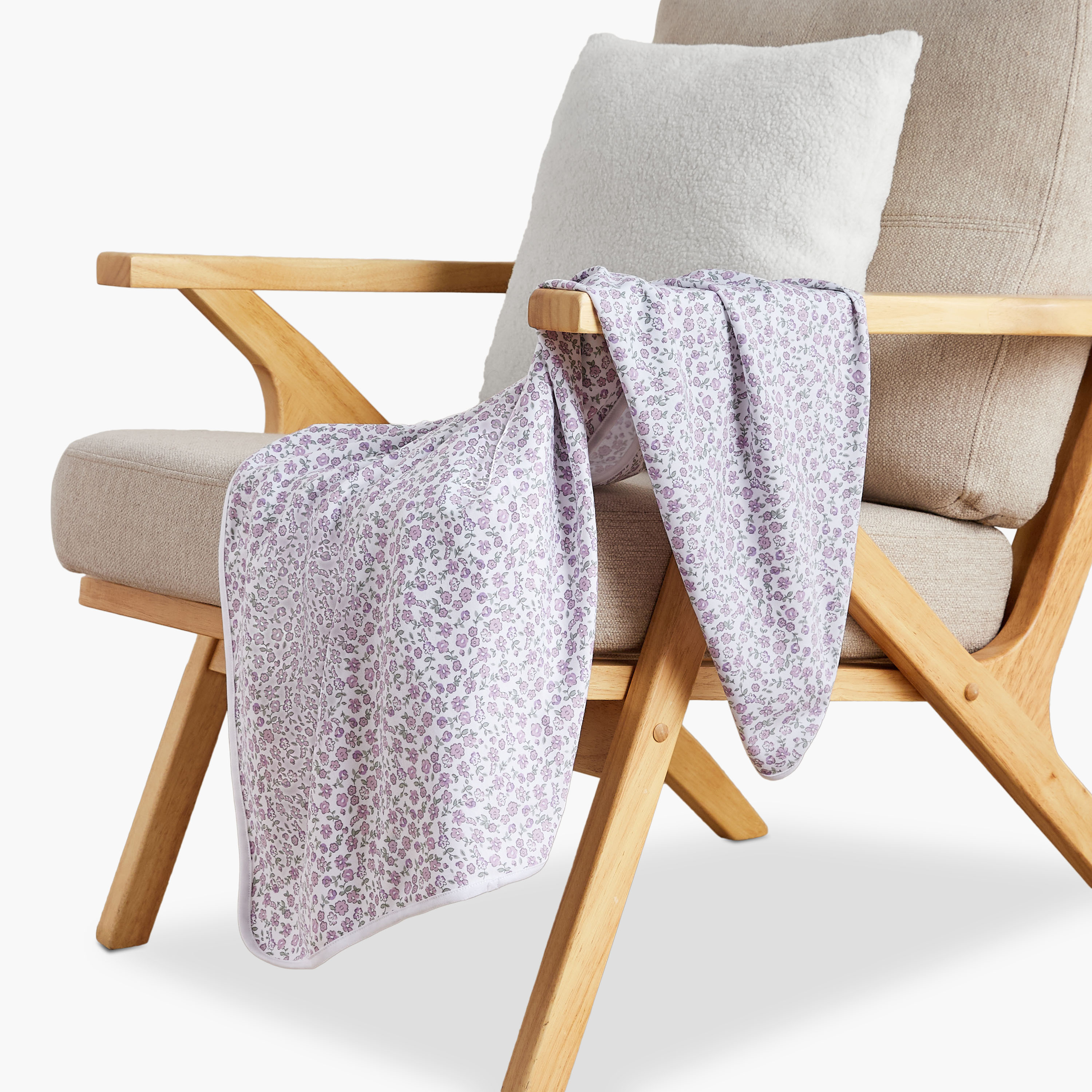 Juniors Floral Print Receiving Blanket - Set of 2-baby-nursery-blanketsandswaddles-receivingblankets-image-2