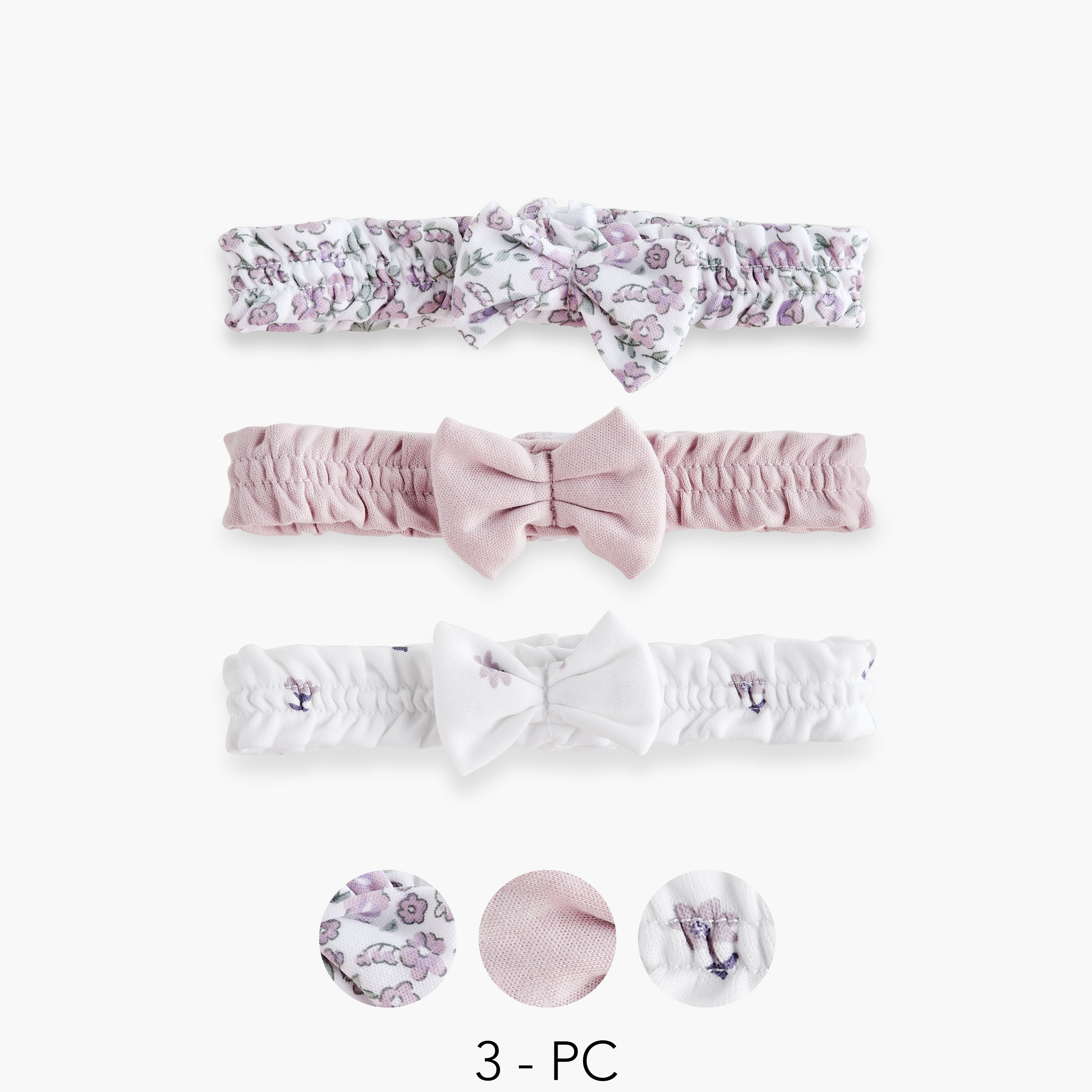 Juniors Assorted Bow Headband - Set of 3-baby-girls-accessories-hairaccessories-image-1
