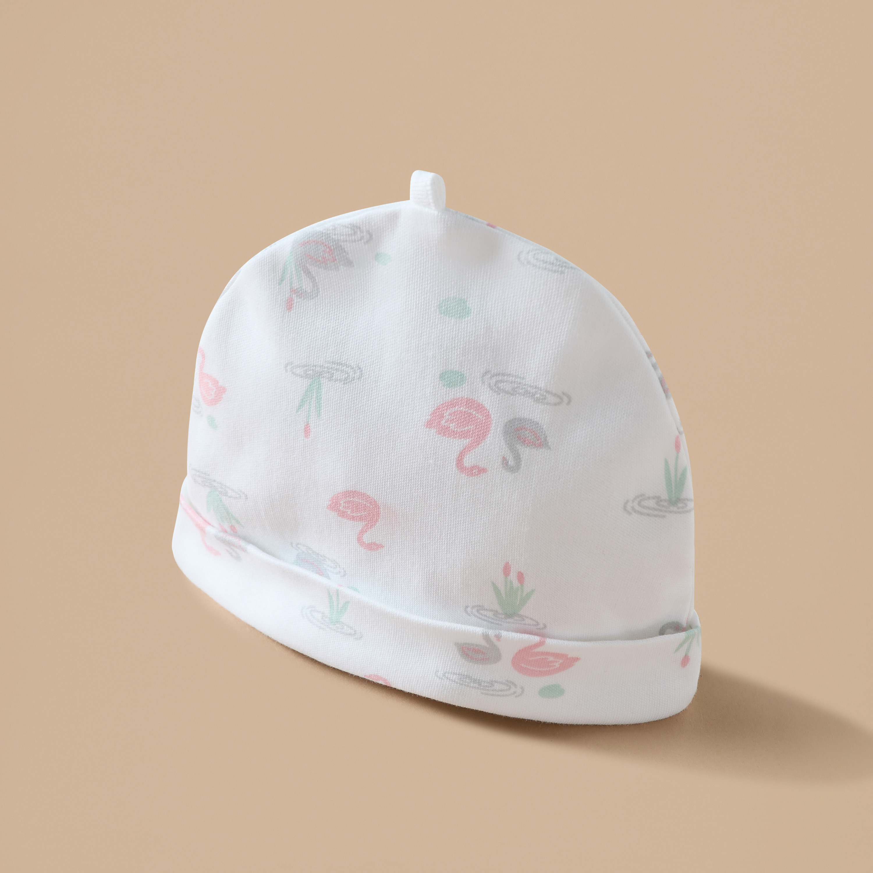 Juniors Printed Beanie - Set of 2-baby-girls-accessories-caps-image-2