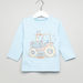 Juniors Printed T-shirt and Pyjama - Set of 2-Multipacks-thumbnail-3