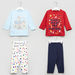Juniors Printed T-shirt and Pyjama - Set of 2-Multipacks-thumbnail-0