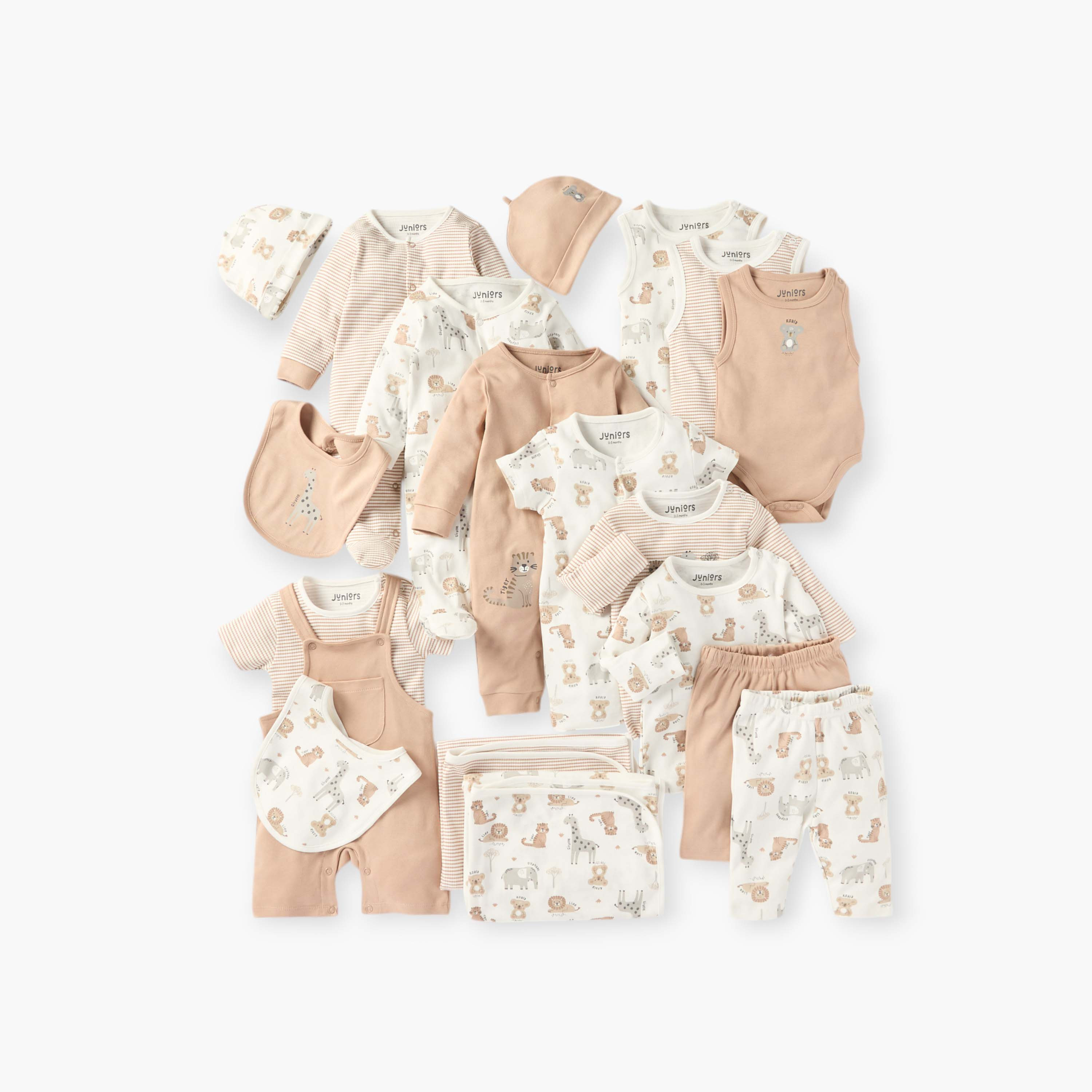 بدلة نوم بطبعات وأفرول بأزرار إغلاق كبّاسة من جونيورز-baby-boys-clothing-nightwear-sleepsuits-image-4