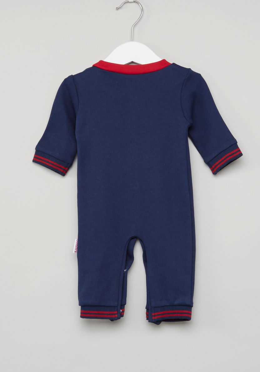 Juniors Sleepsuit with Embroidered Motifs-Sleepsuits-image-2