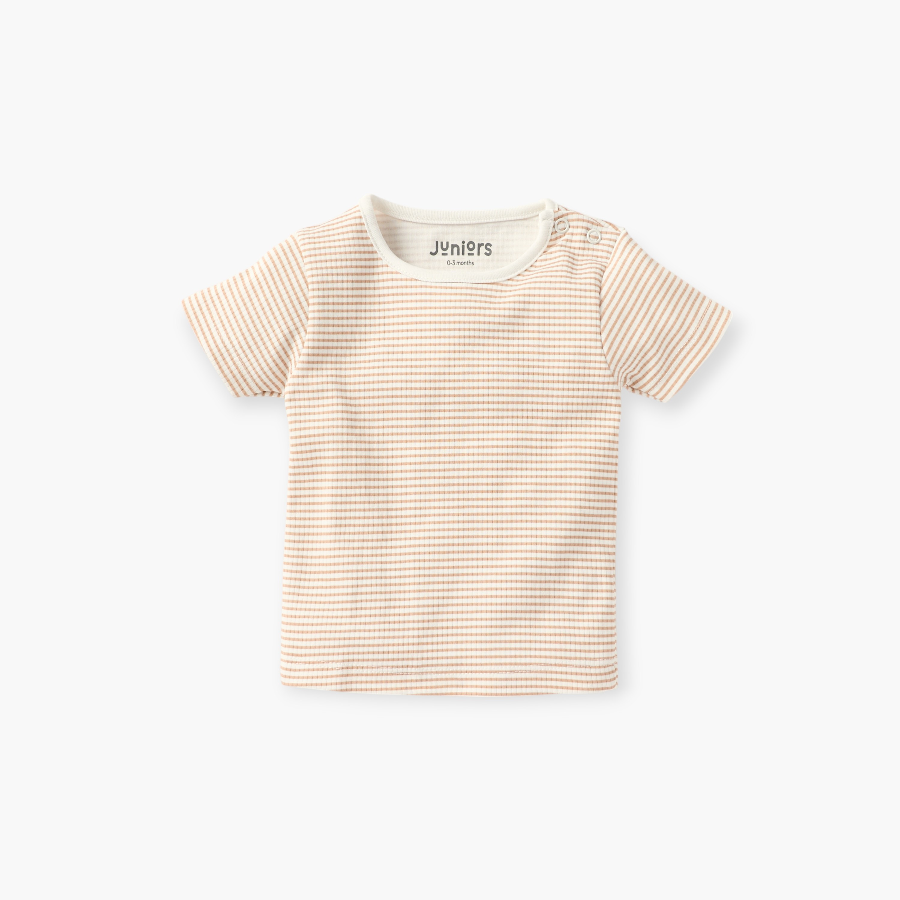 Juniors Striped T-shirt and Dungaree Set-baby-boys-clothing-rompers-image-3