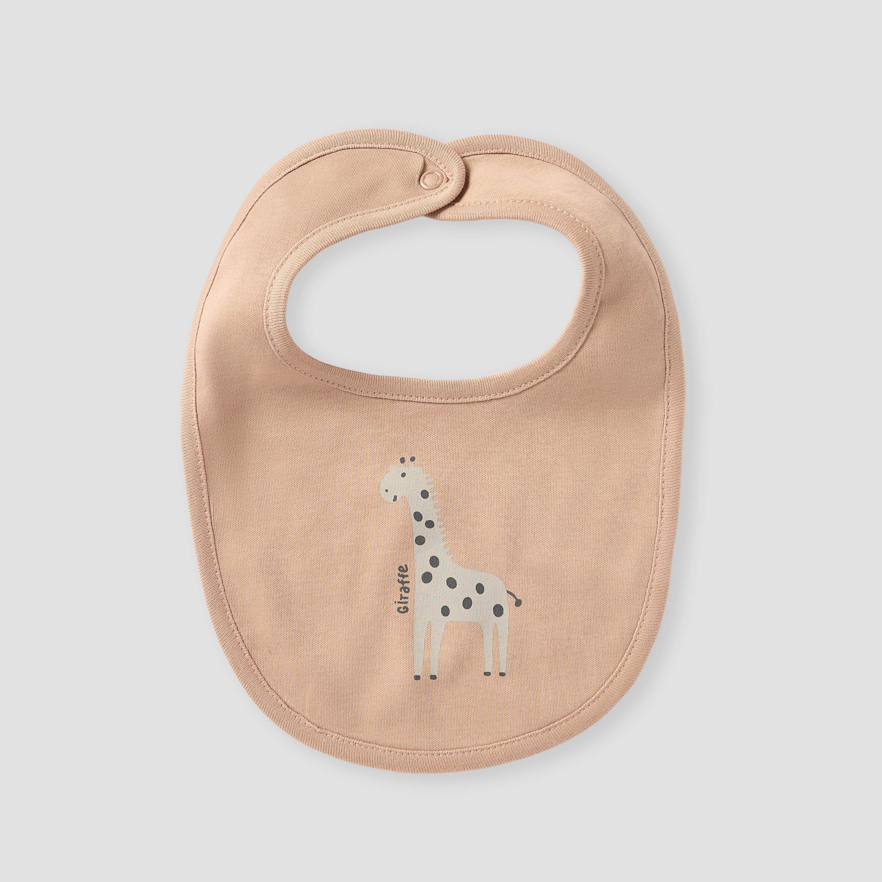 Juniors Animal Print Bib with Button Closure - Set of 2-baby-feeding-bibs-image-2