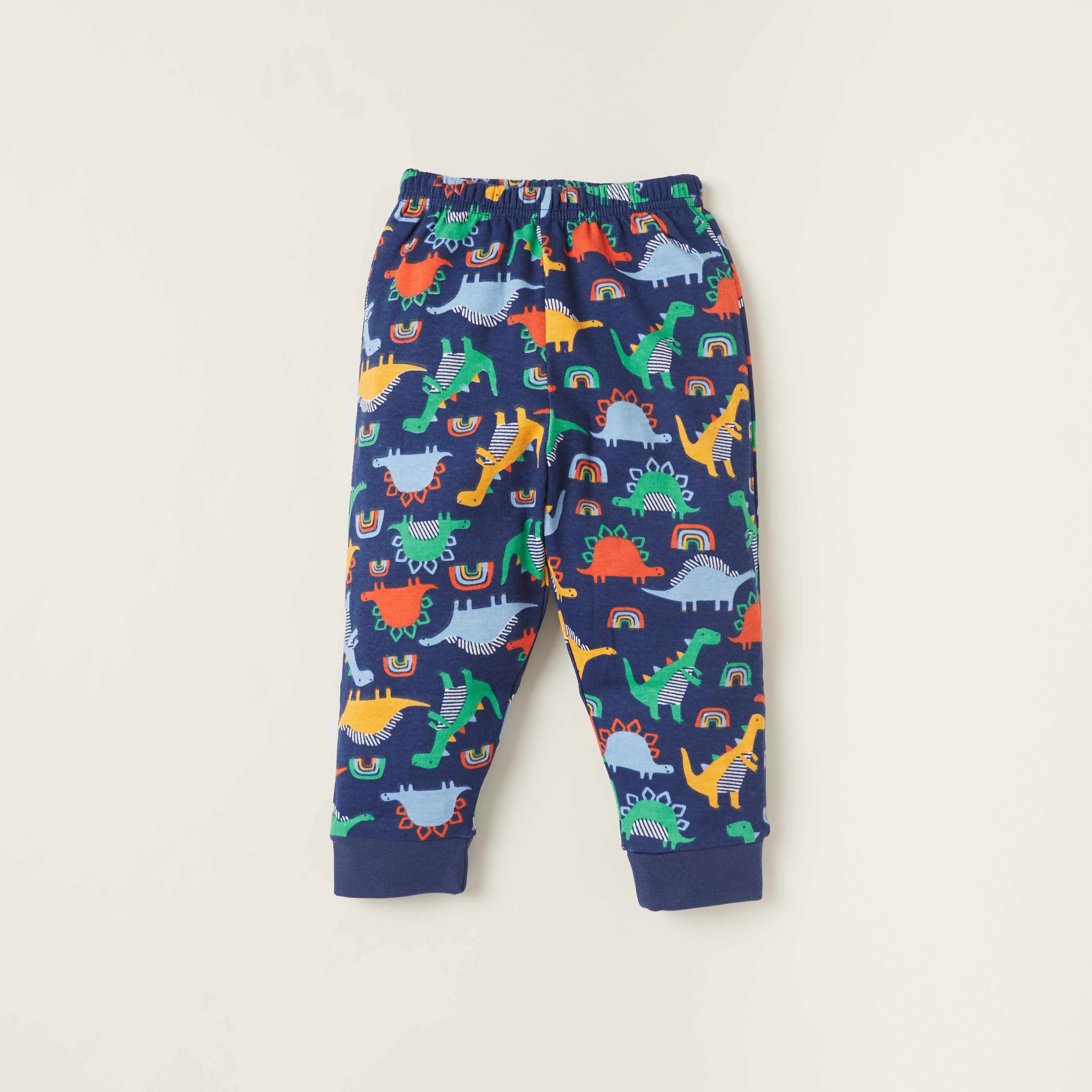 طقم بنطلون بيجاما وتيشيرت بياقة ضيقة وطبعات من جونيورز-baby-boys-clothing-nightwear-pyjamasets-image-3