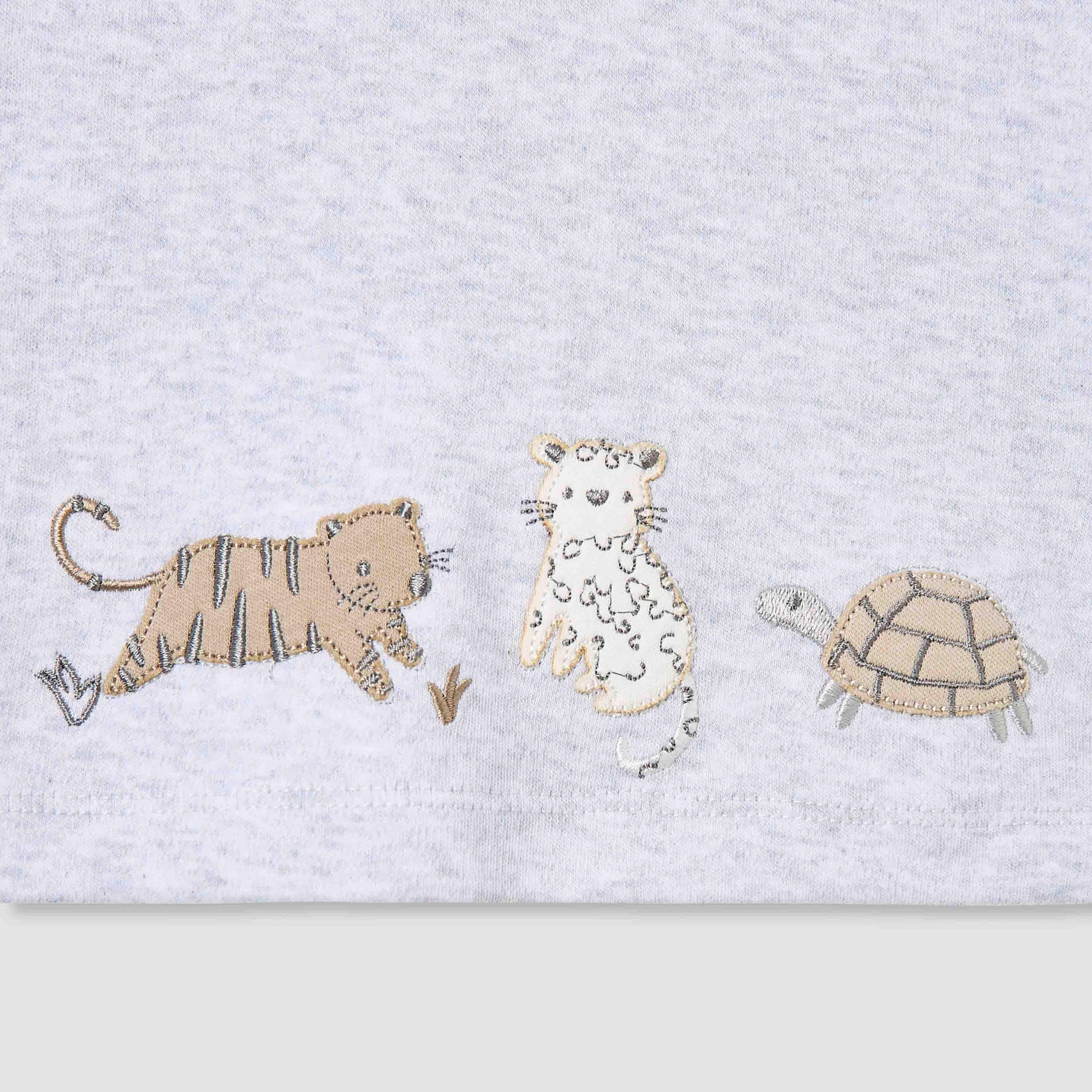 Juniors Pyjama Set with Safari Print - Cotton - Long Sleeves - Round Neck-baby-boys-clothing-nightwear-pyjamasets-image-5