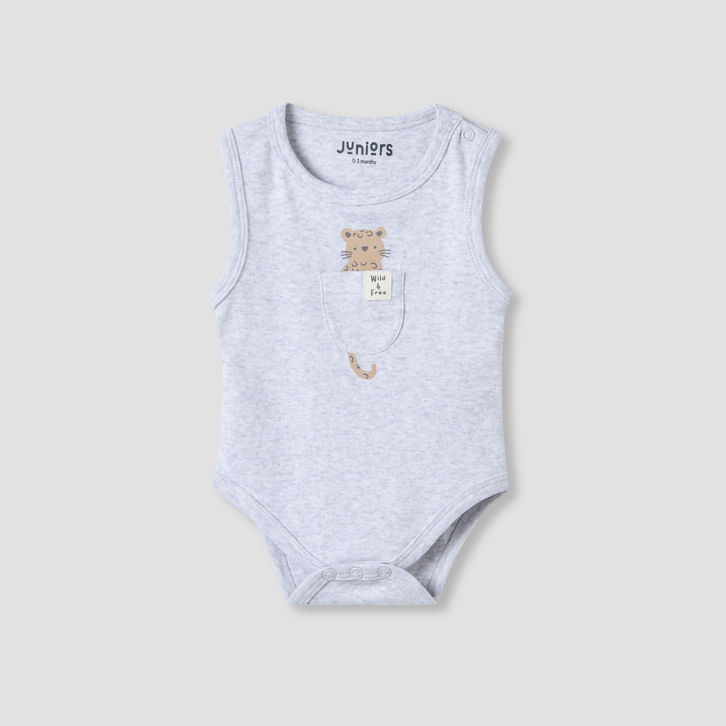 Juniors Printed Sleeveless Bodysuit with Snap Button Closure-baby-boys-clothing-bodysuits-image-2