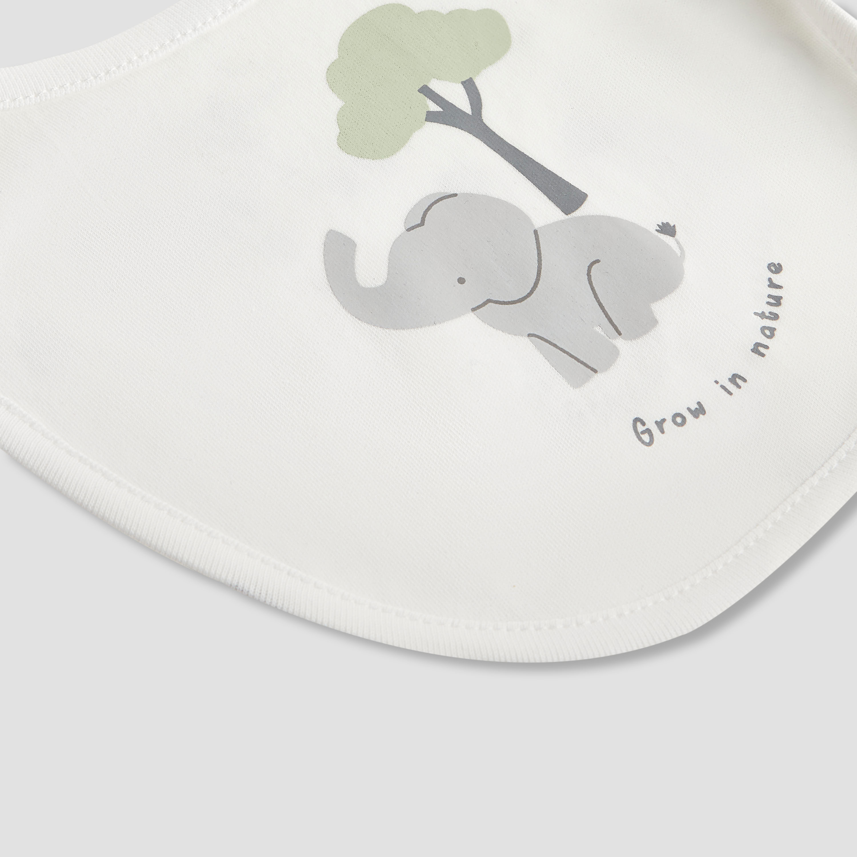 Juniors Baby Bib with Safari Print - Cotton-baby-feeding-bibs-image-4