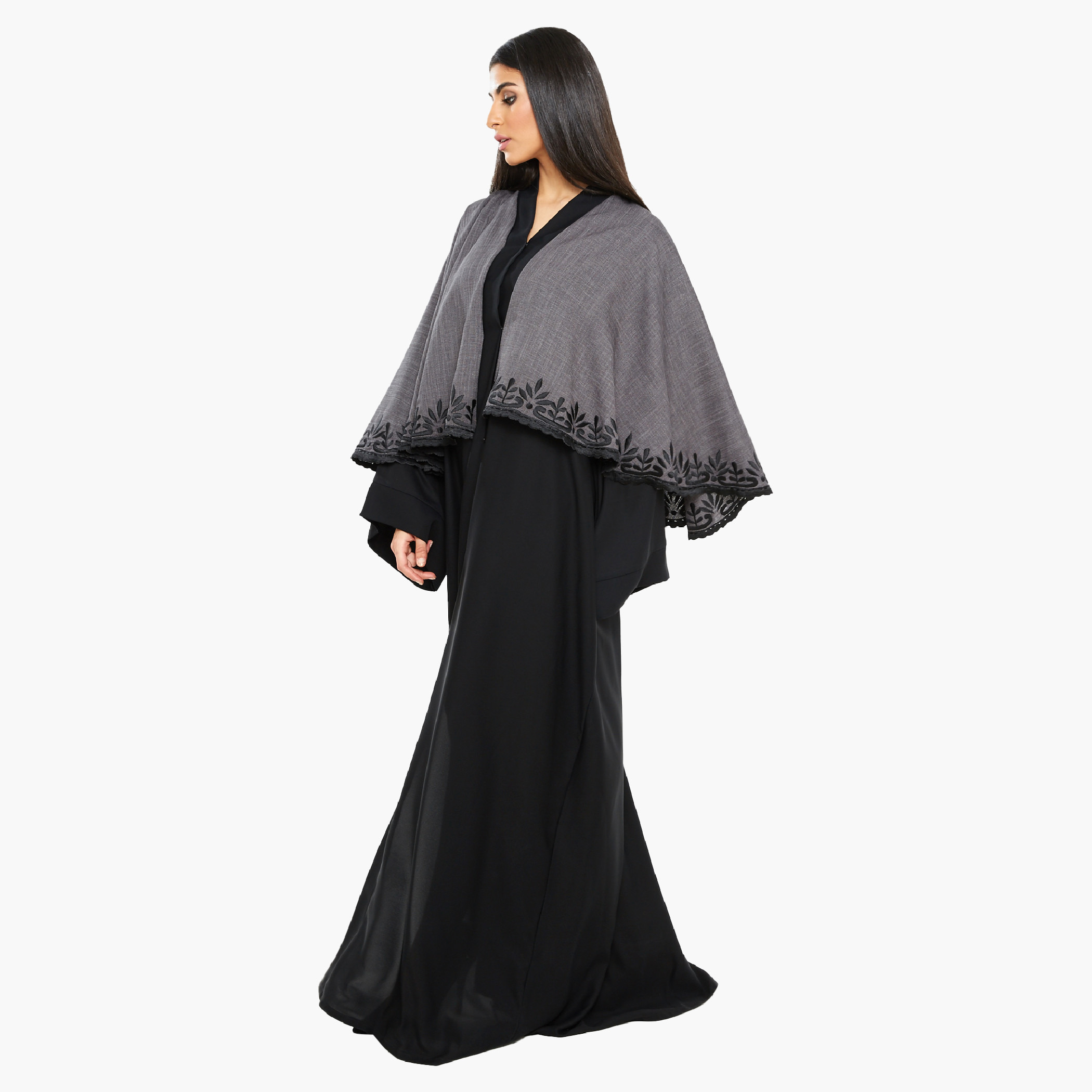نخبة أسود عباية-women-arabicclothing-abayas-image-2