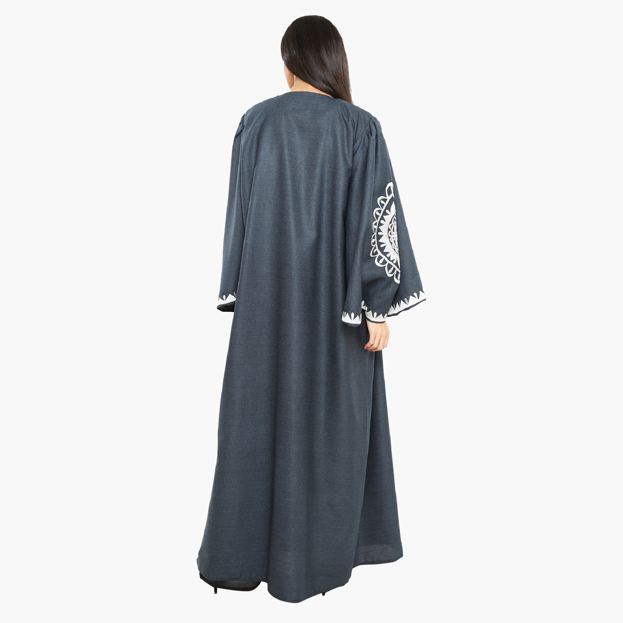 نخبة رمادي عباية-women-arabicclothing-abayas-image-3