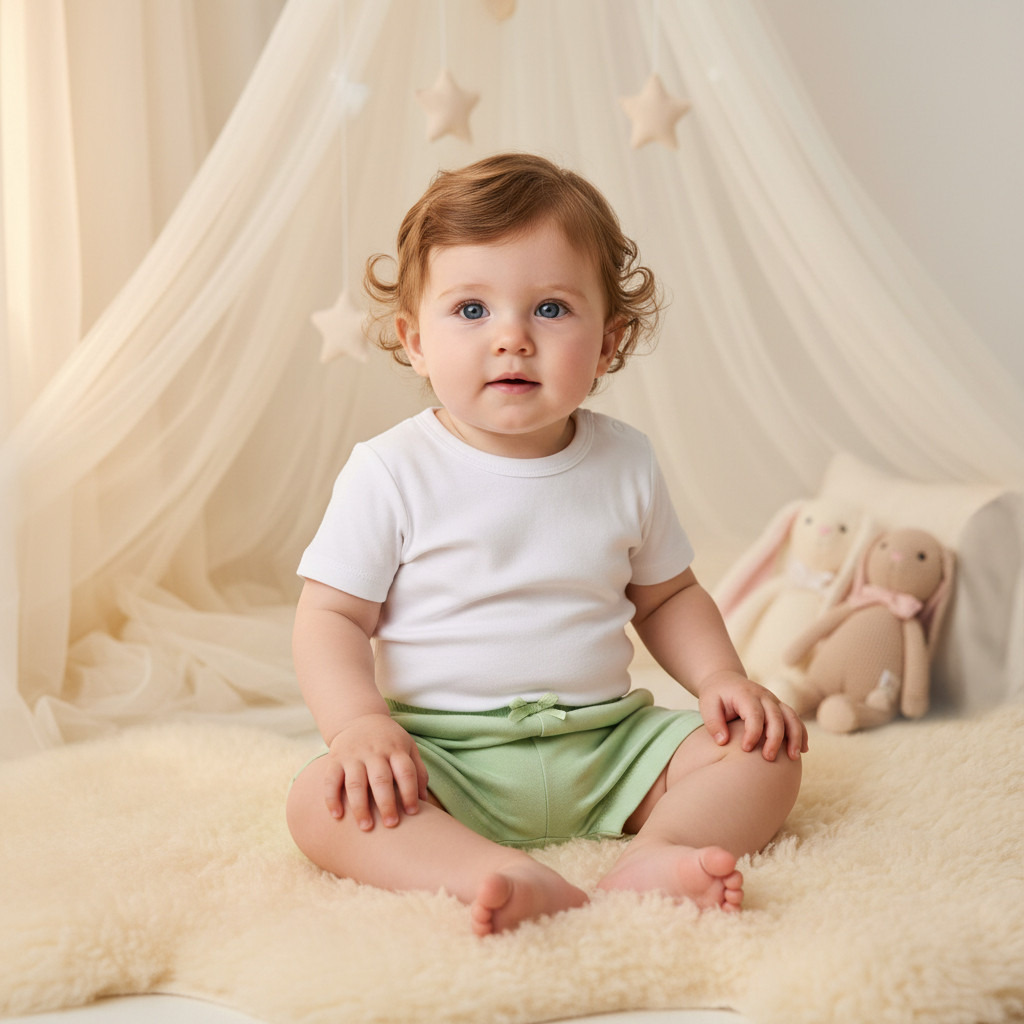 Juniors Girls Shorts with Bow Accent - Cotton-baby-girls-clothing-bottoms-shorts-image-8