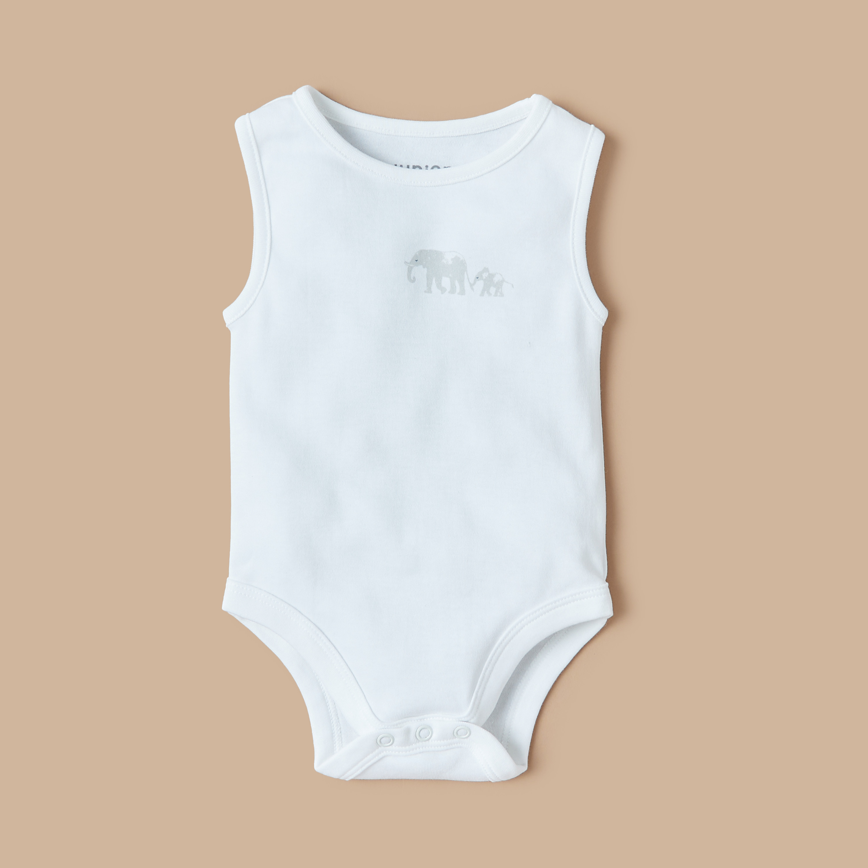 Juniors Printed Sleeveless Bodysuit - Set of 2-baby-boys-clothing-bodysuits-image-3