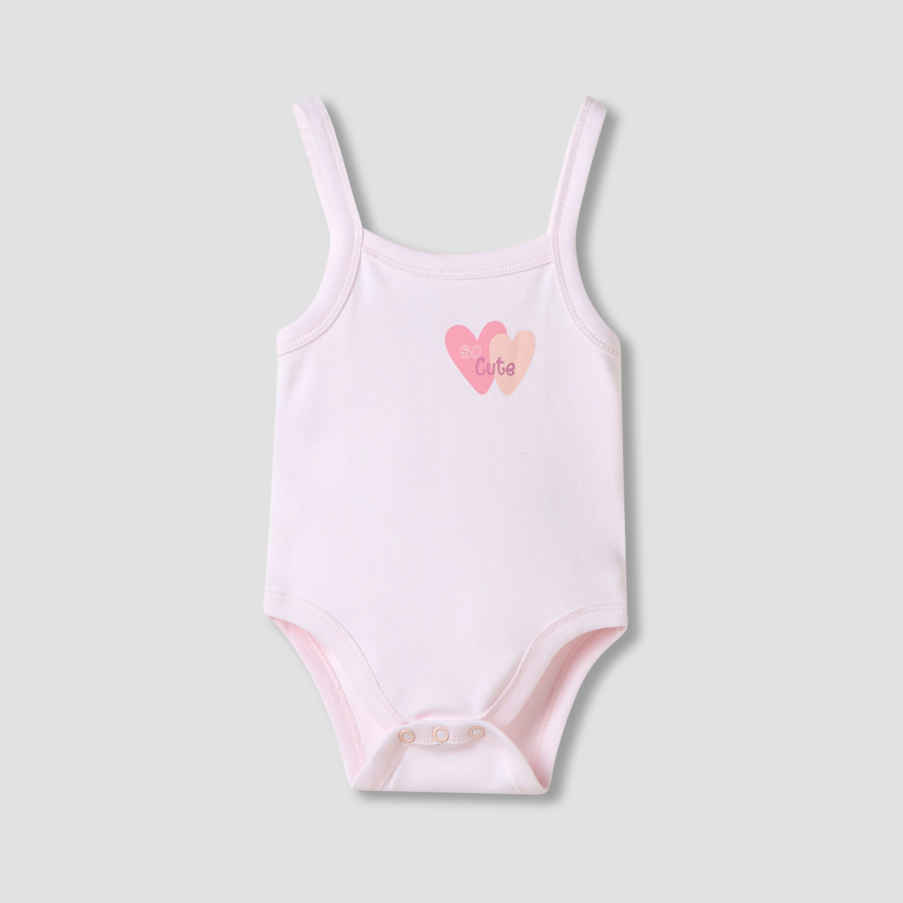 Juniors Printed Strappy Bodysuit - Set of 3-baby-girls-clothing-bodysuits-image-3