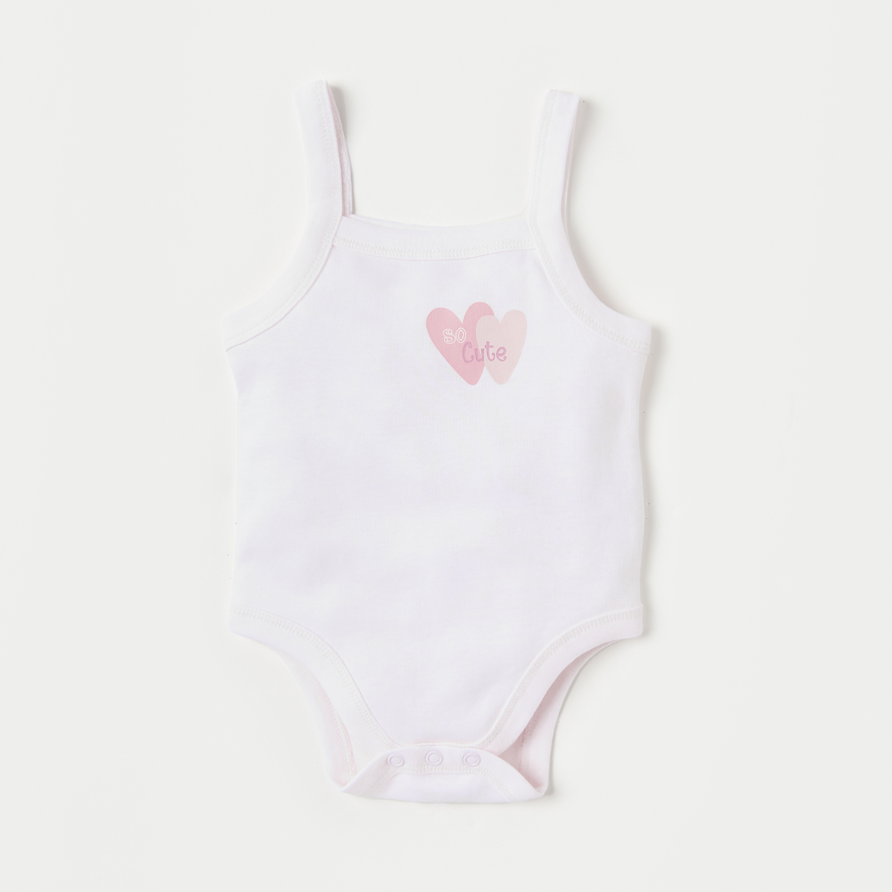 Juniors Printed Sleeveless Bodysuit - Set of 2-baby-girls-clothing-bodysuits-image-2