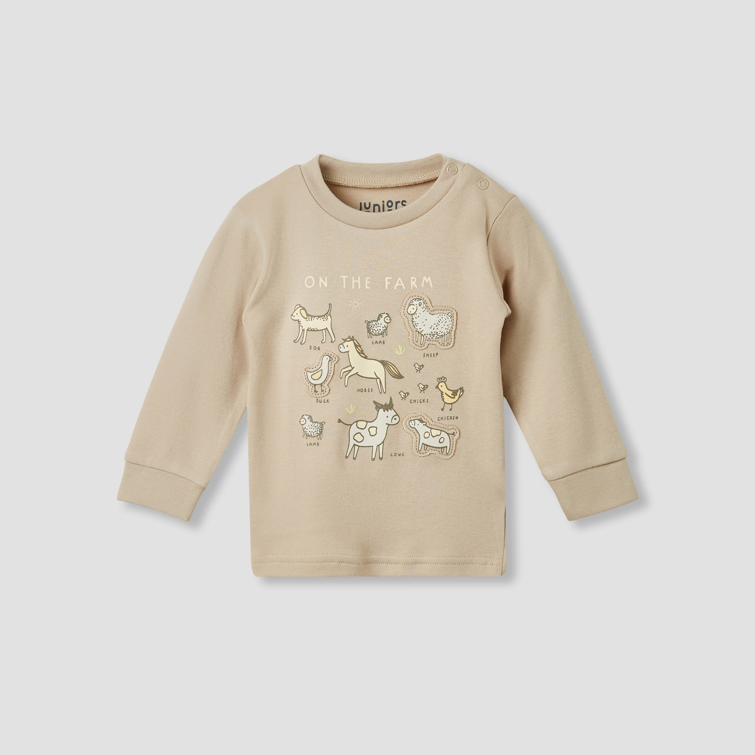 Juniors Animal Print T-shirt and Pyjama Set-baby-boys-clothing-nightwear-pyjamasets-image-2
