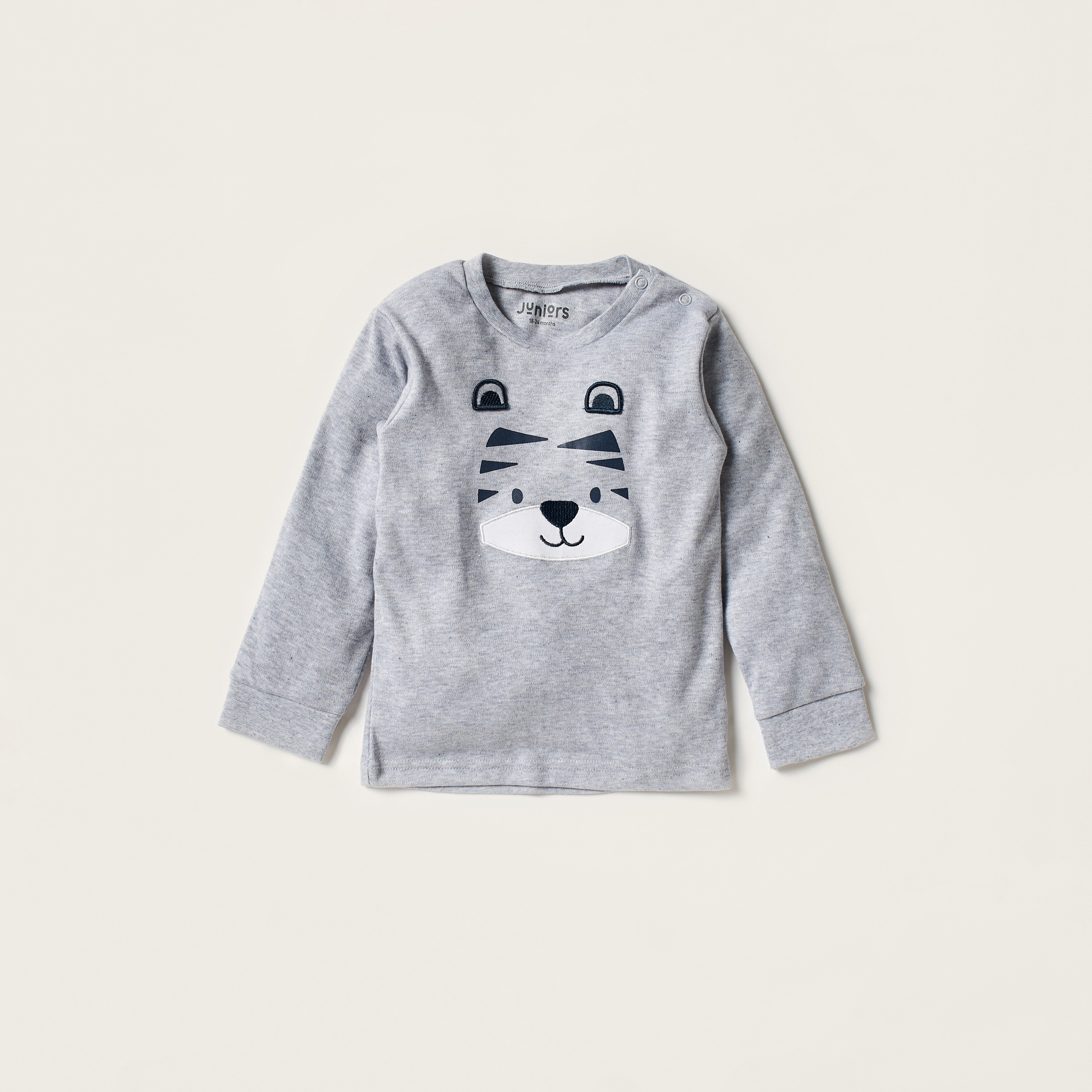 طقم بنطلون بيجاما وتيشيرت بأكمام طويلة وطبعات من جونيورز-baby-boys-clothing-nightwear-pyjamasets-image-4
