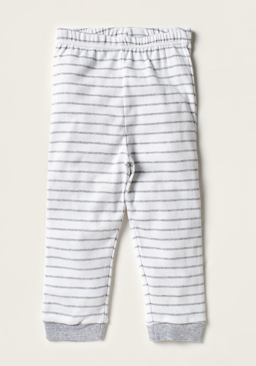 Juniors Printed Long Sleeve T-shirt and Pyjama Set-Pyjama Sets-image-4