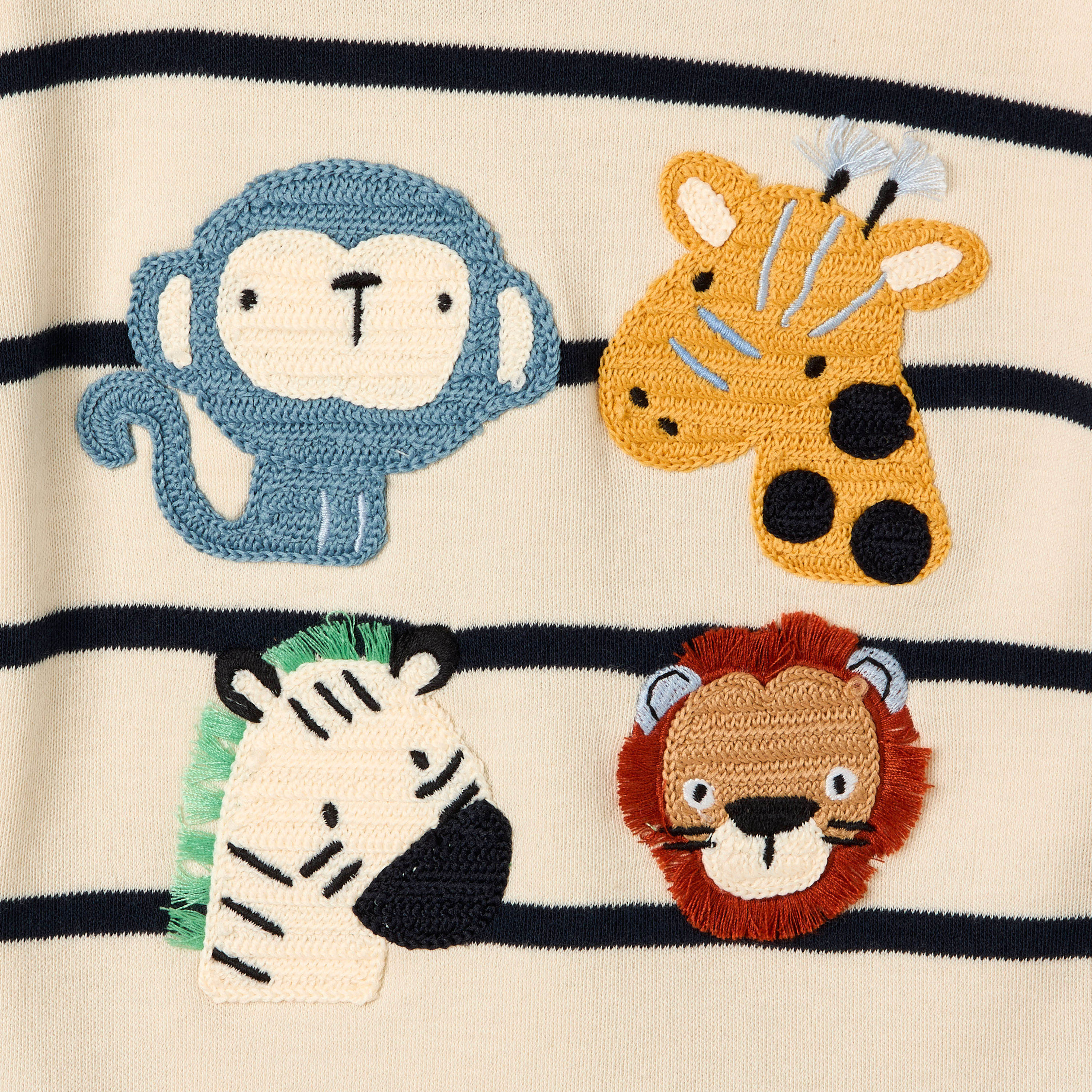 Juniors Cotton Long Sleeves Pyjama Set with Animal Applique-baby-boys-clothing-nightwear-pyjamasets-image-6