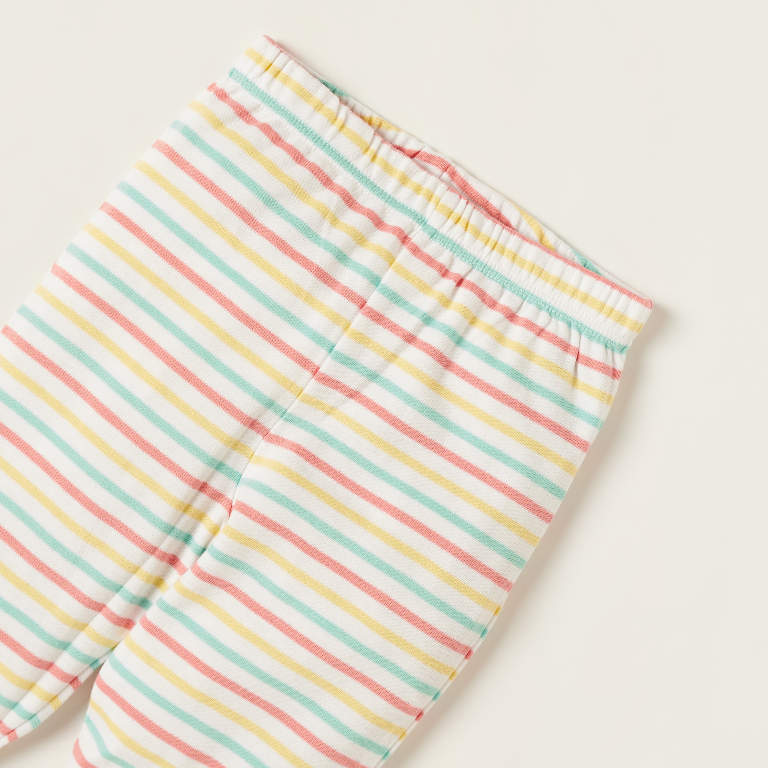 Juniors Embroidered Round Neck T-shirt and Pyjama Set-baby-girls-clothing-nightwear-pyjamasets-image-5