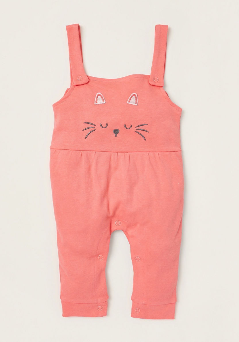 Juniors All-Over Printed T-shirt and Dungarees Set-Rompers%2C Dungarees and Jumpsuits-image-2