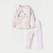 Juniors Unicorn Embroidered T-shirt and Pyjama Set-Pyjama Sets-thumbnailMobile-0