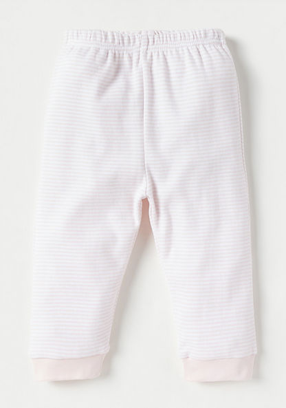 Juniors Unicorn Embroidered T-shirt and Pyjama Set-Pyjama Sets-image-2