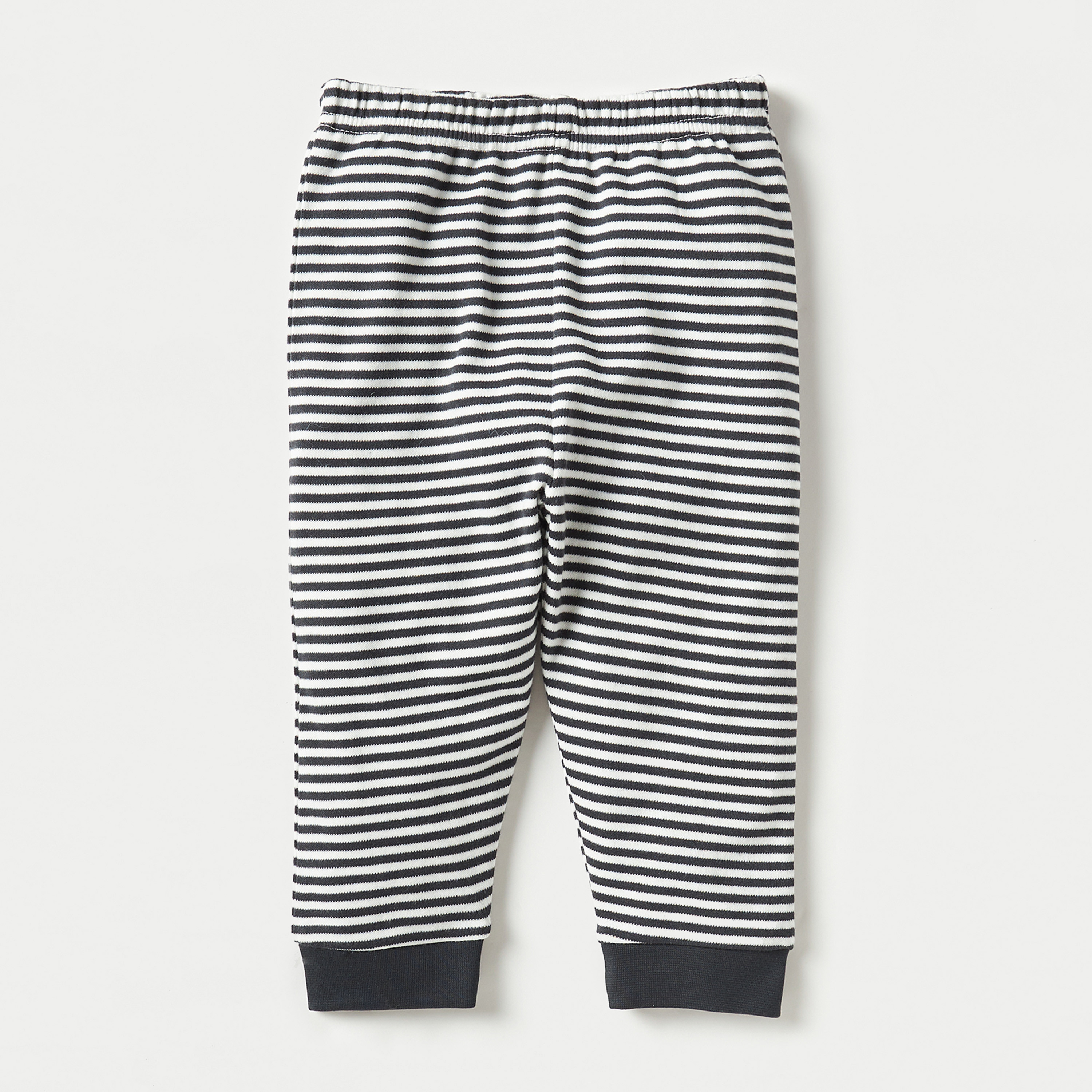 طقم بنطلون بيجاما وتيشيرت بطبعات دب مع زخارف من جونيورز-baby-boys-clothing-nightwear-pyjamasets-image-3
