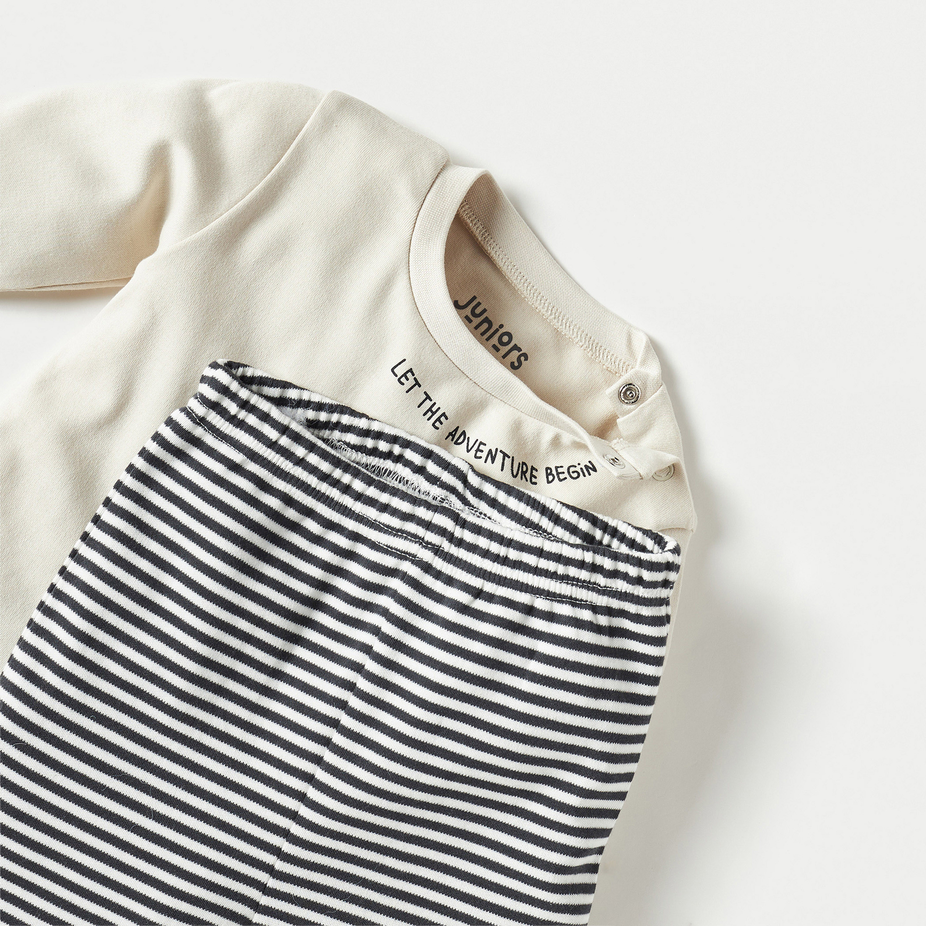 طقم بنطلون بيجاما وتيشيرت بطبعات دب مع زخارف من جونيورز-baby-boys-clothing-nightwear-pyjamasets-image-4