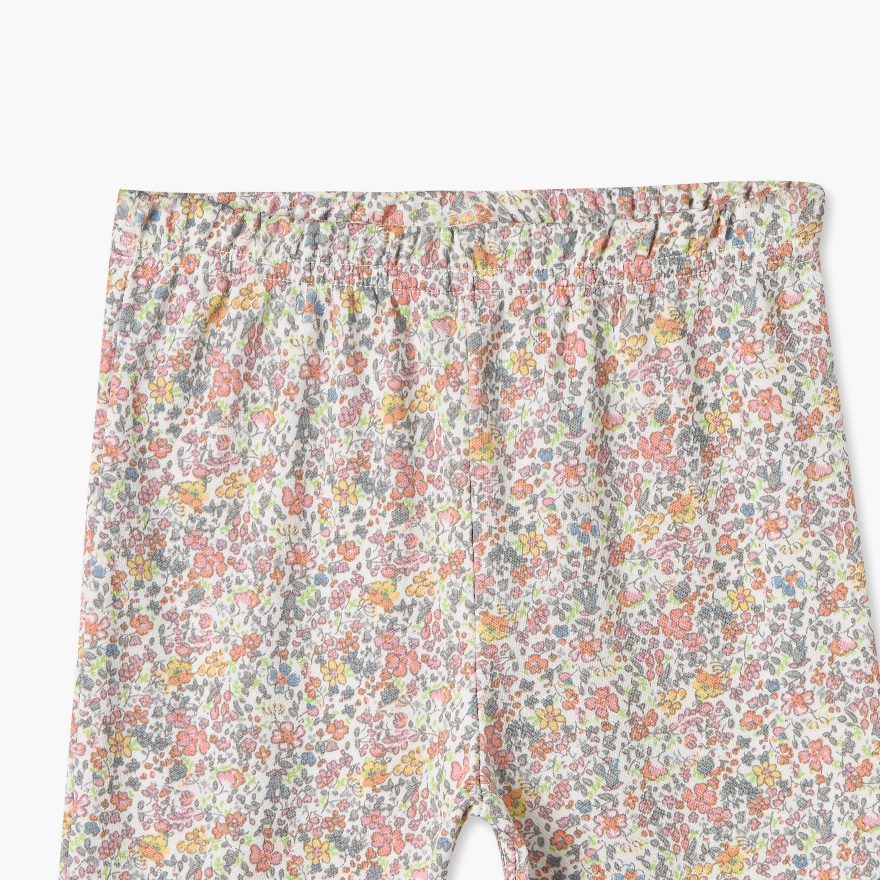 طقم بيجاما قطن بياقة مستديرة وأكمام طويلة بتطريزات زهور من جونيورز-baby-girls-clothing-nightwear-pyjamasets-image-8