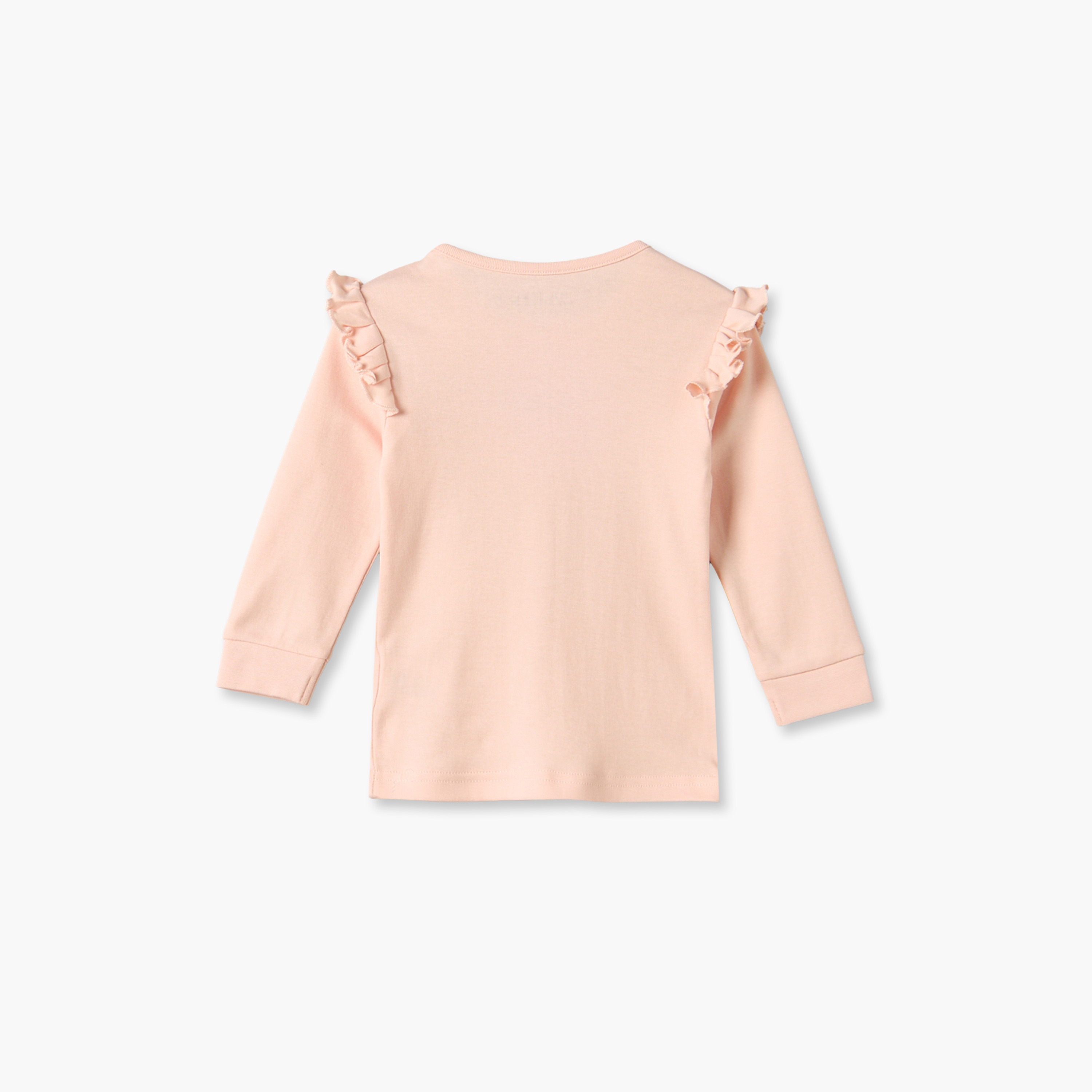 طقم بيجاما قطن بياقة ضيقة وأكمام طويلة وزخارف قطة من جونيورز-baby-girls-clothing-nightwear-pyjamasets-image-5