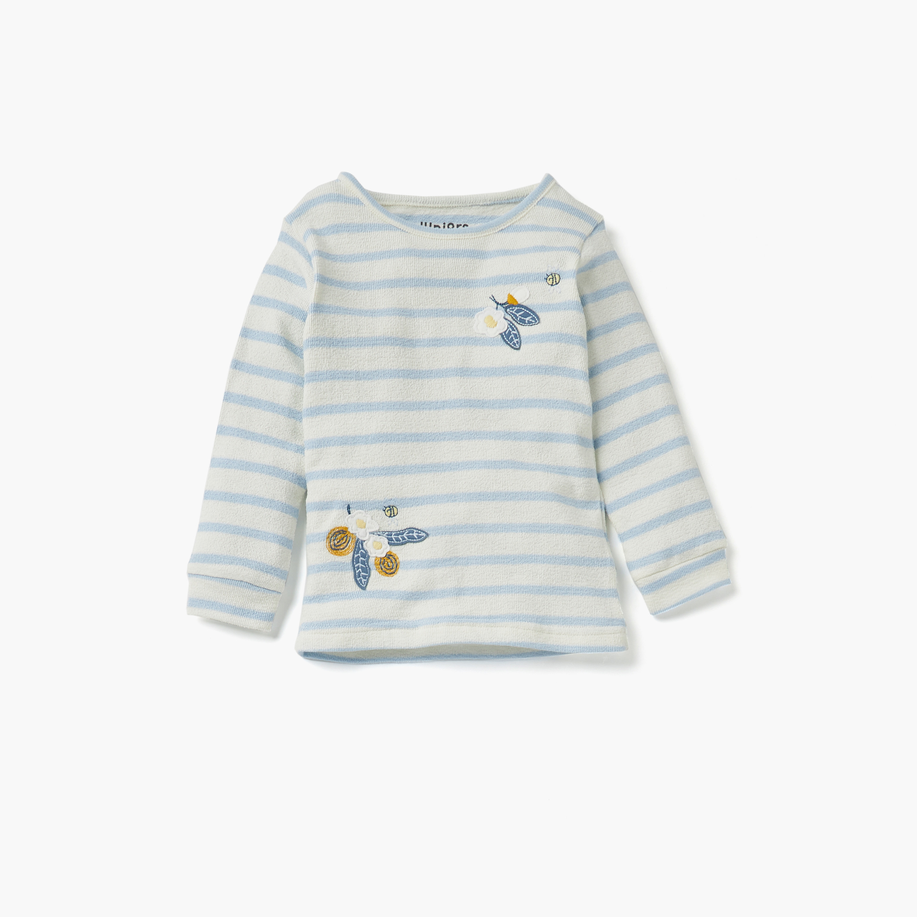 Juniors Graphic Print T-shirt and Solid Pyjama Set-baby-girls-clothing-nightwear-pyjamasets-image-2