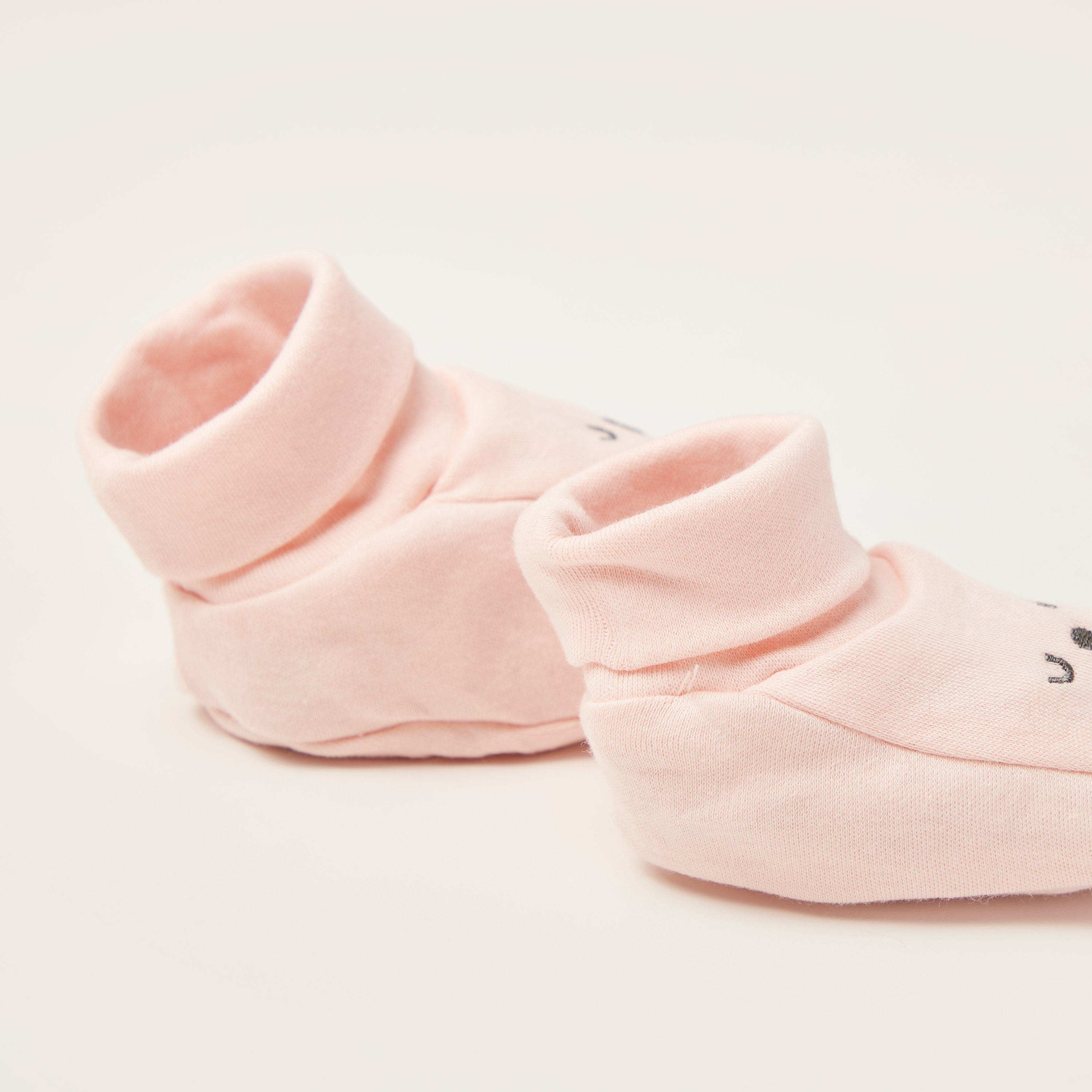 Juniors Embroidered Booties-baby-girls-shoes-booties-image-4