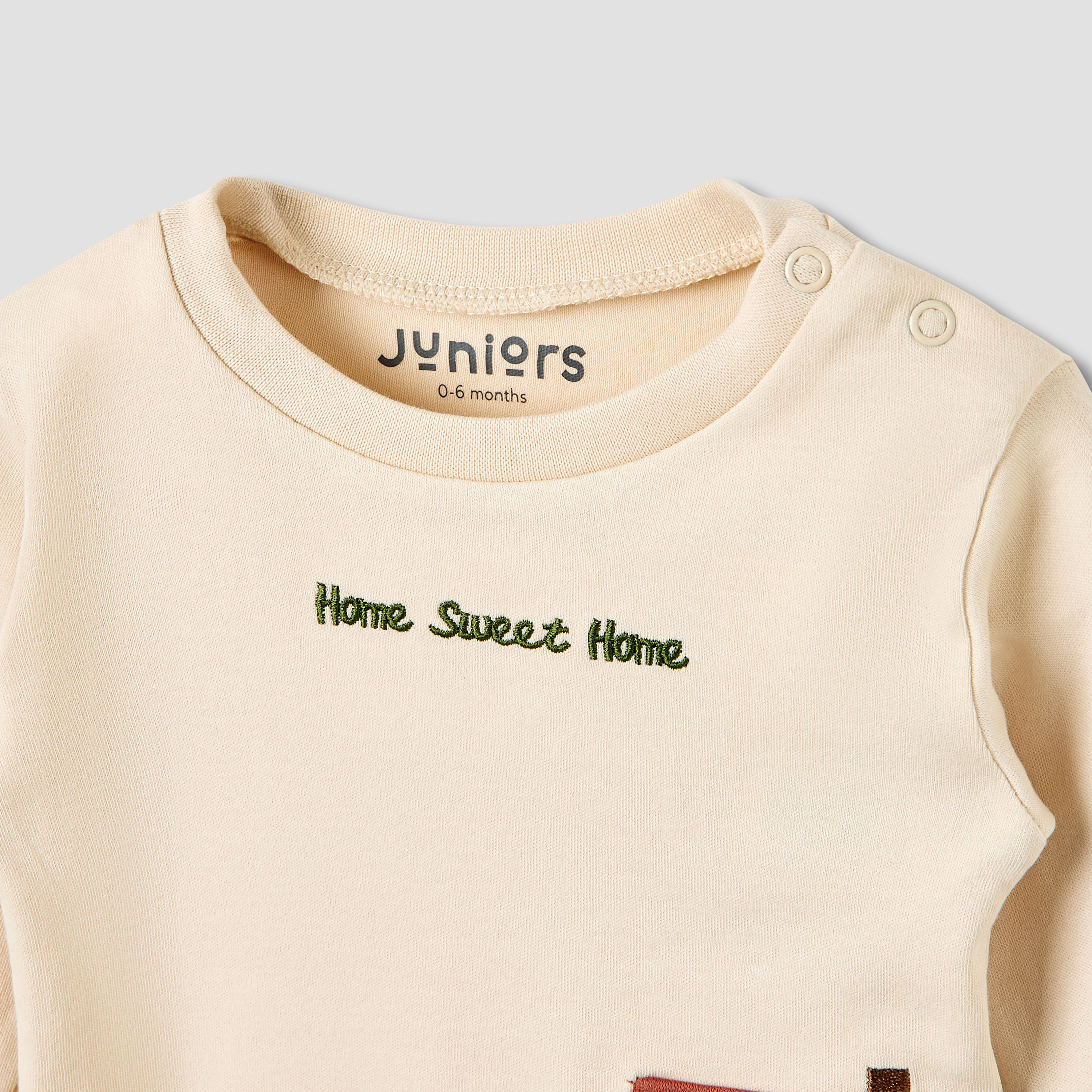 Juniors Pyjama Set with Embroidery - Cotton - Long Sleeves - Crew Neck-baby-boys-clothing-nightwear-pyjamasets-image-4