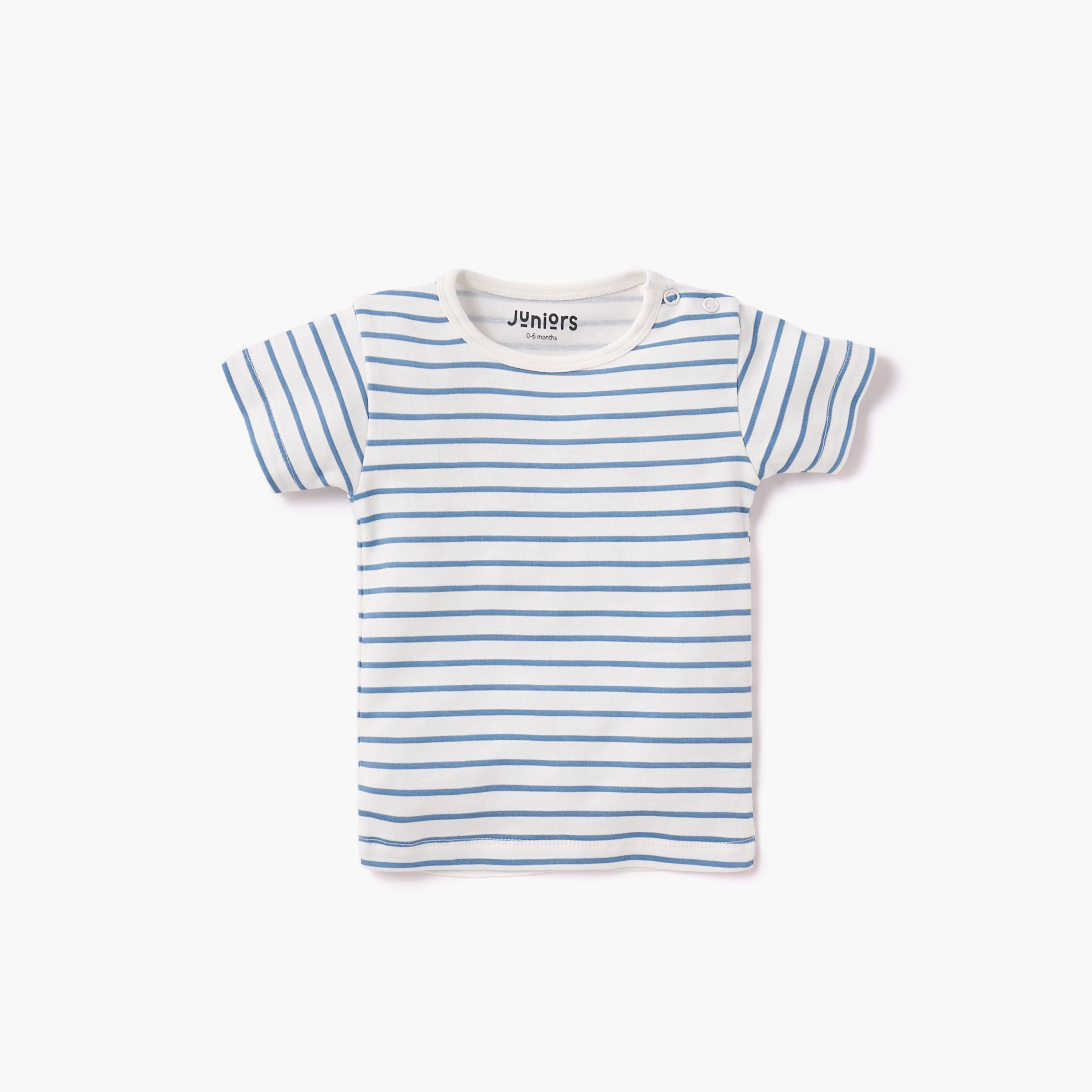 Juniors Assorted Printed T-shirt with Short Sleeves - Set of 5-baby-boys-clothing-tshirtsandpolos-image-2